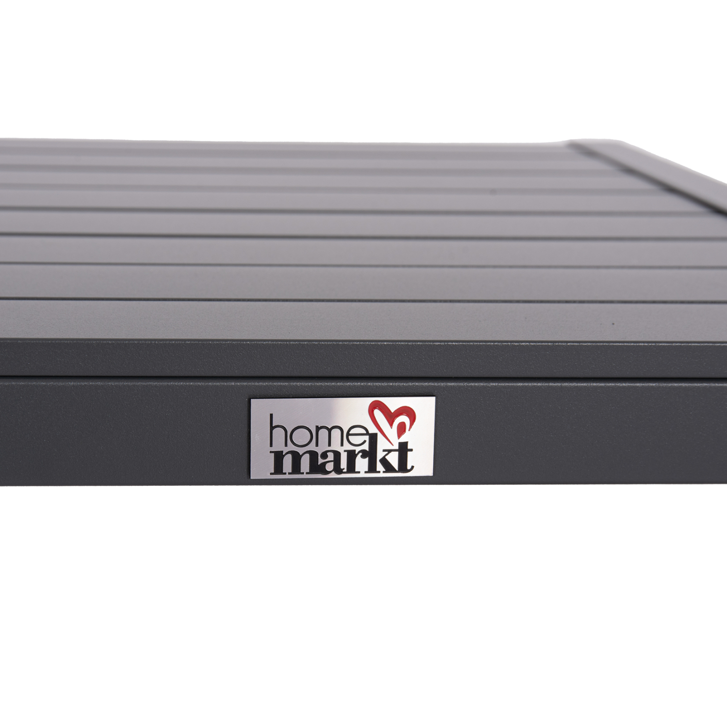 ΤΡΑΠΕΖΑΚΙ ΞΑΠΛΩΣΤΡΑΣ BELLING HM6274.03 ΑΛΟΥΜΙΝΙΟ ΣΕ ΣΚΟΥΡΟ ΓΚΡΙ 42x43x53Υεκ.