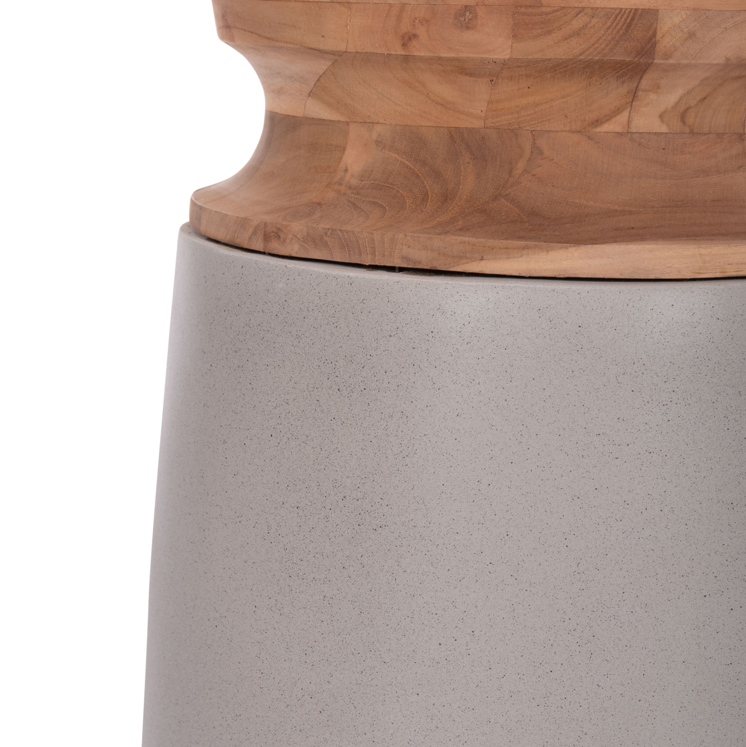 ΔΙΑΚΟΣΜΗΤΙΚΟ ΒΑΖΟ ΔΑΠΕΔΟΥ LINTER HM4662.03S FIBER CEMENT ΓΚΡΙ--ΞΥΛΟ ΤΕΑΚ Φ34x60Υεκ.