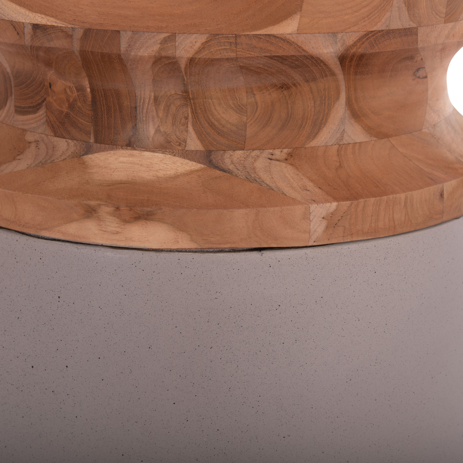 ΔΙΑΚΟΣΜΗΤΙΚΟ ΒΑΖΟ ΔΑΠΕΔΟΥ LINTER HM4662.05S FIBER CEMENT ΓΚΡΙ ΜΑΤ--ΞΥΛΟ ΤΕΑΚ Φ34x60Υεκ