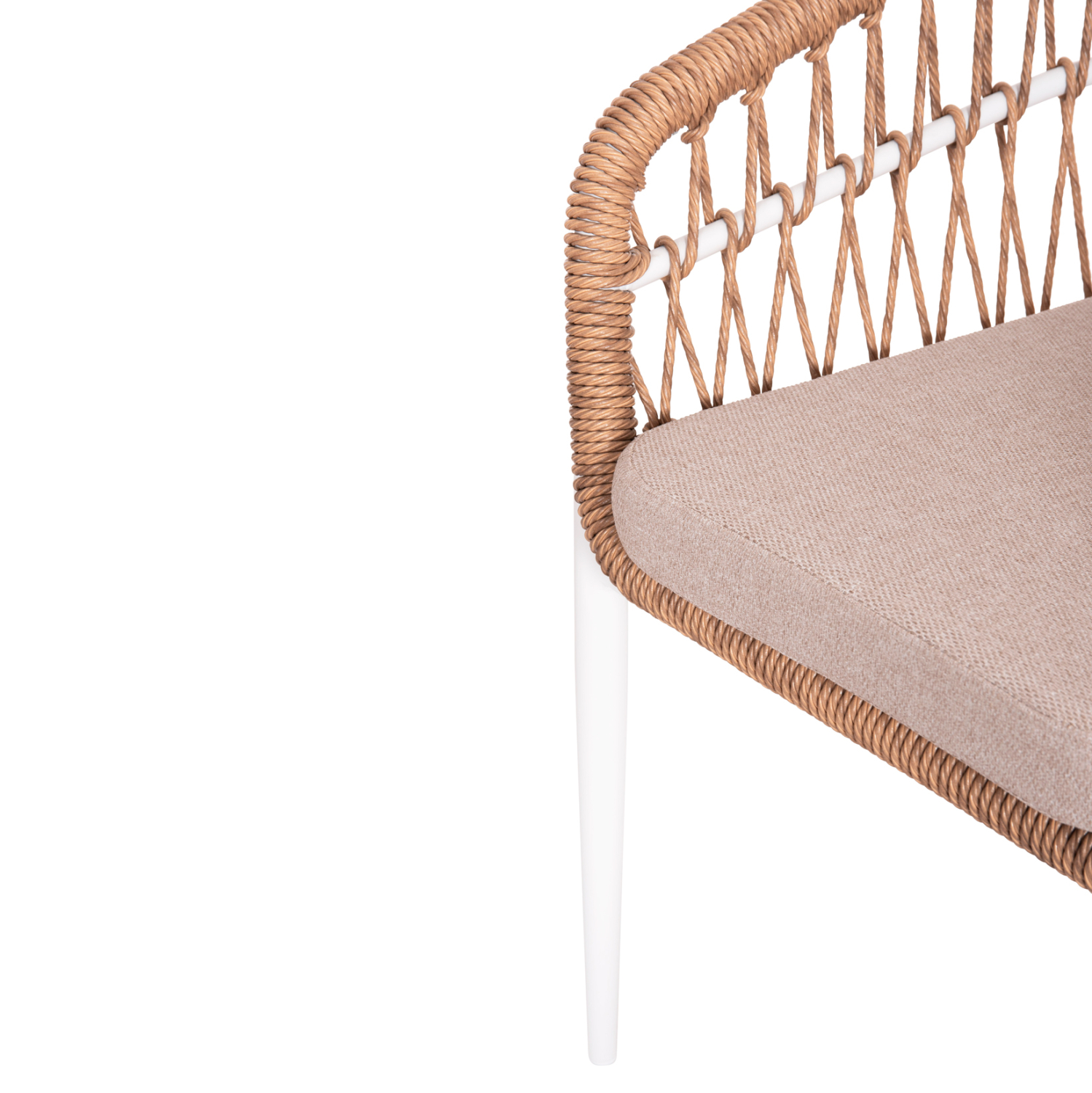 ΣΕΤ ΤΡΑΠΕΖΑΡΙΑΣ ΕΞ.ΧΩΡΟΥ 7ΤΜΧ KRUM HM21149 ΛΕΥΚΟ ΑΛΟΥΜΙΝΙΟ--P.E.RATTAN