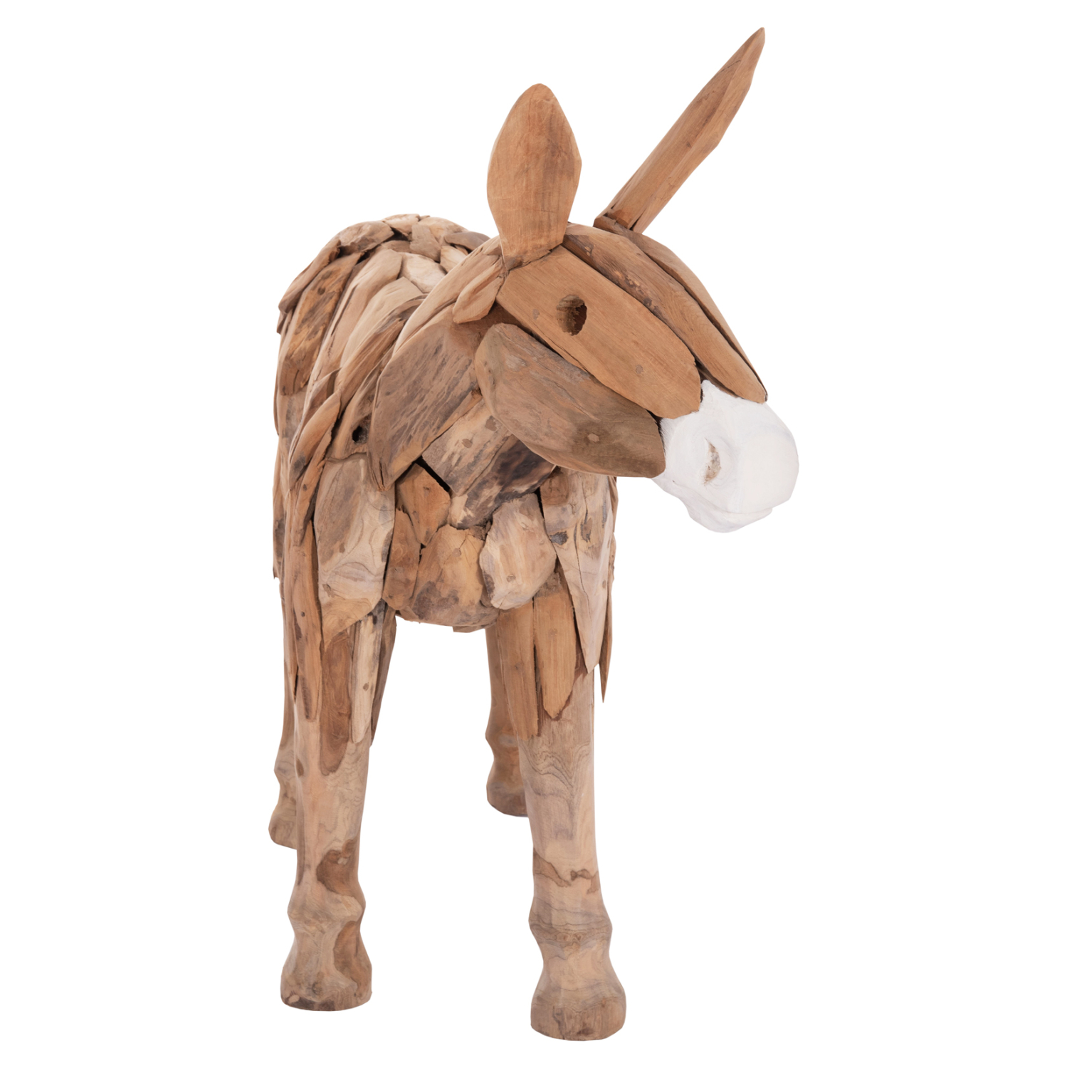 ΔΙΑΚΟΣΜΗΤΙΚΟ ΓΑΙΔΟΥΡΑΚΙ HM4387 ΑΝΑΚΥΛΩΜΕΝΟ ΞΥΛΟ ΤΕΑΚ ΣΕ ΦΥΣΙΚΟ 103x33x99,5Υεκ.