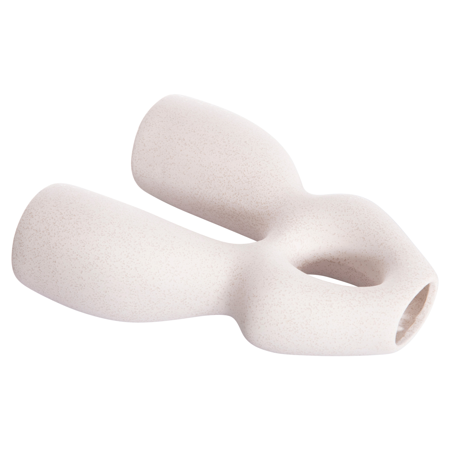 ΕΠΙΤΡΑΠΕΖΙΟ ΚΕΡΑΜΙΚΟ ΔΙΑΚΟΣΜΗΤΙΚΟ ISIL HM4598.01 ΥΠΟΛΕΥΚΟ ΚΡΥΣΤΑΛΛΙΚΟ 25x9x29,5Υεκ