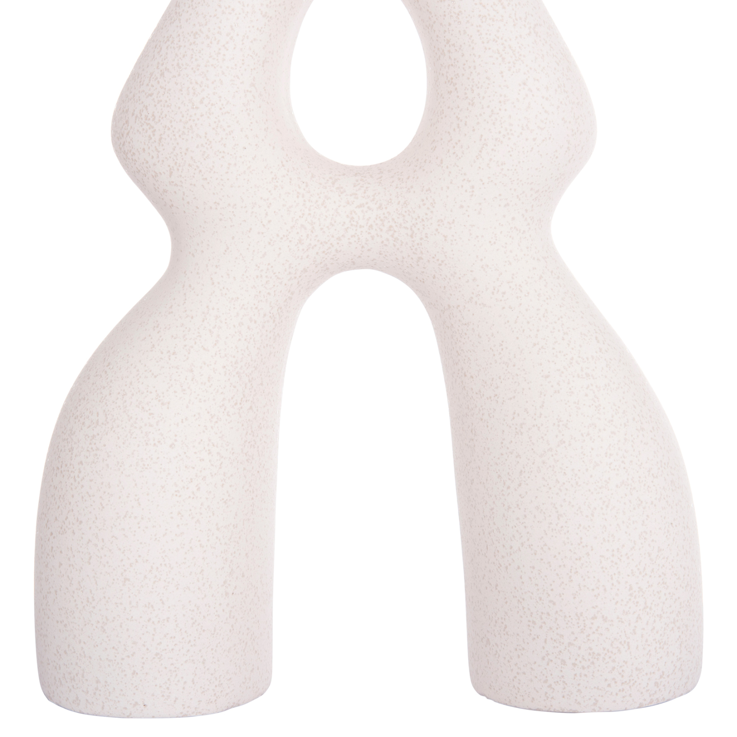 ΕΠΙΤΡΑΠΕΖΙΟ ΚΕΡΑΜΙΚΟ ΔΙΑΚΟΣΜΗΤΙΚΟ ISIL HM4598.01 ΥΠΟΛΕΥΚΟ ΚΡΥΣΤΑΛΛΙΚΟ 25x9x29,5Υεκ