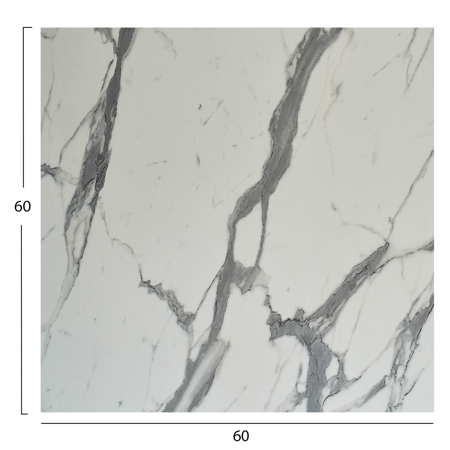 ΕΠΙΦΑΝΕΙΑ ΤΡΑΠΕΖΙΟΥ HPL ΤΕΤΡΑΓΩΝΗ HM5837.31 WHITE MARBLE 60x60εκ.
