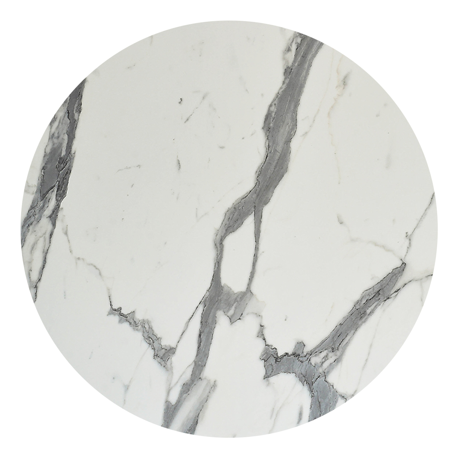 ΕΠΙΦΑΝΕΙΑ ΤΡΑΠΕΖΙΟΥ HPL ΣΤΡΟΓΓΥΛΗ HM5842.31 ΛΕΥΚΟ ΜΑΡΜΑΡΟ Φ70εκ.