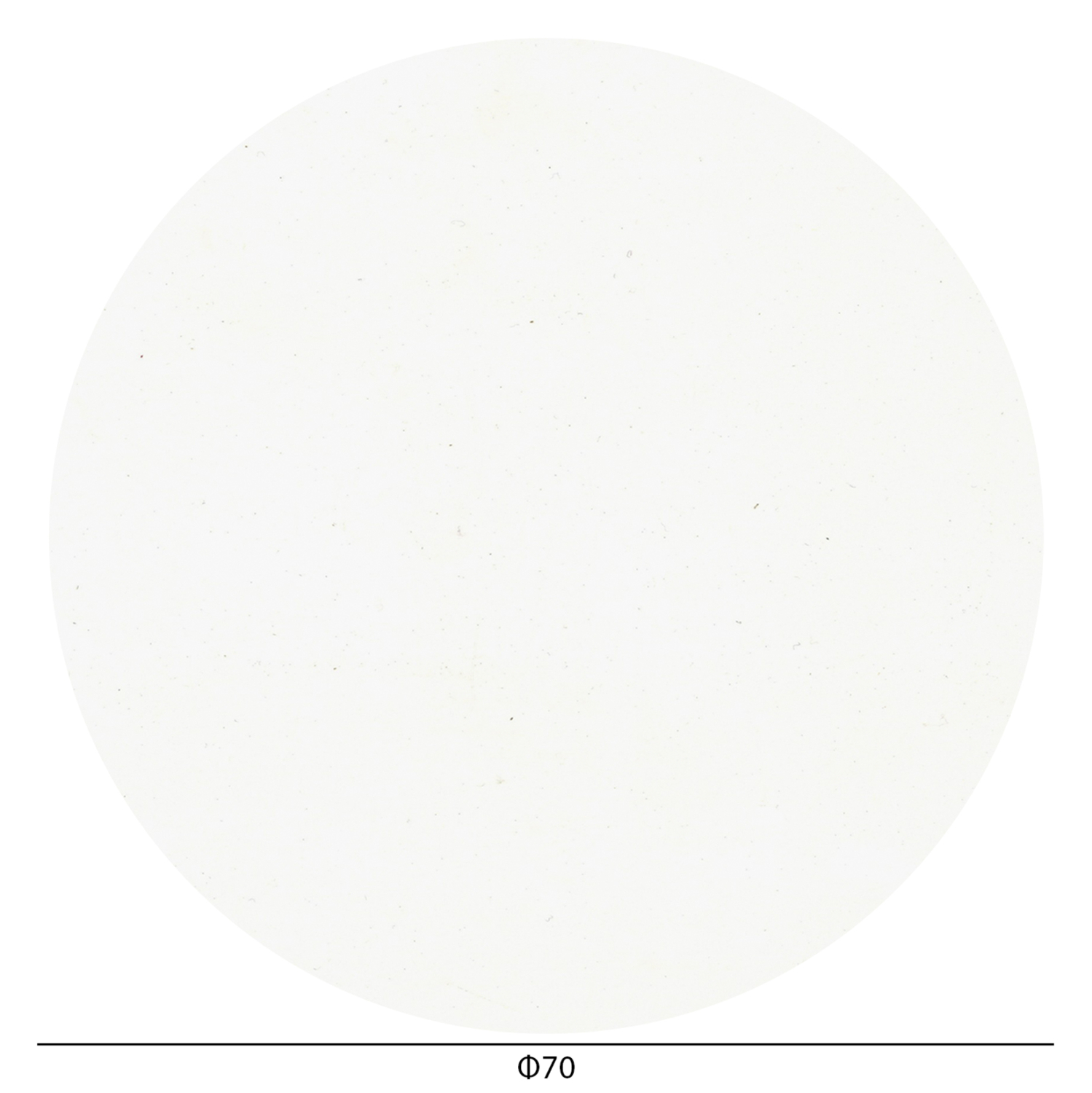 ΕΠΙΦΑΝΕΙΑ ΤΡΑΠΕΖΙΟΥ HPL ΣΤΡΟΓΓΥΛΗ HM5842.22 ΛΕΥΚΗ Φ70εκ.