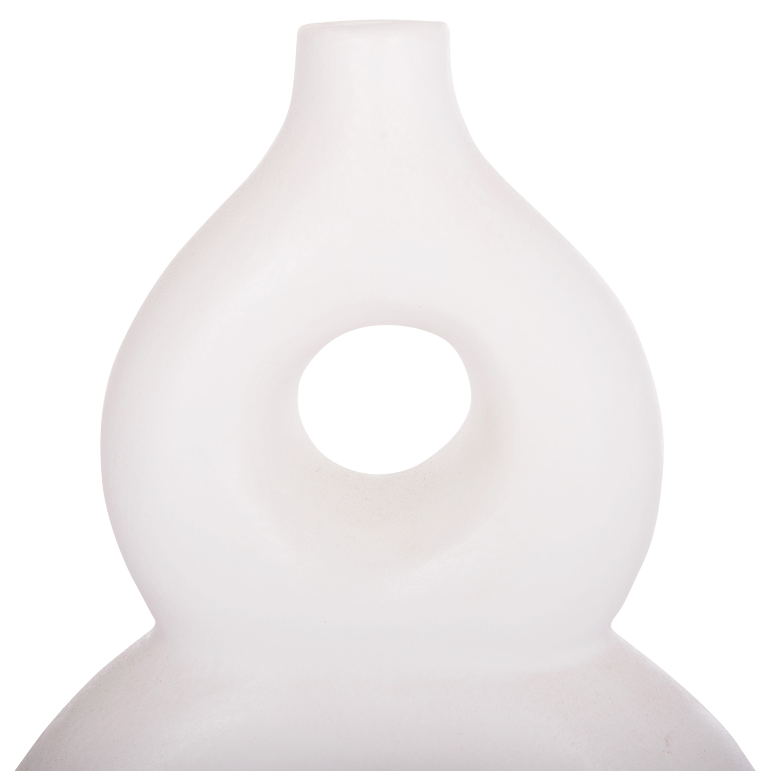 ΕΠΙΤΡΑΠΕΖΙΟ ΔΙΑΚΟΣΜΗΤΙΚΟ ΒΑΖΟ FIORIN HM4666.02S ΤΕΡΑΚΟΤΑ ΣΕ ΛΕΥΚΟ--21x7.5x31Υεκ.