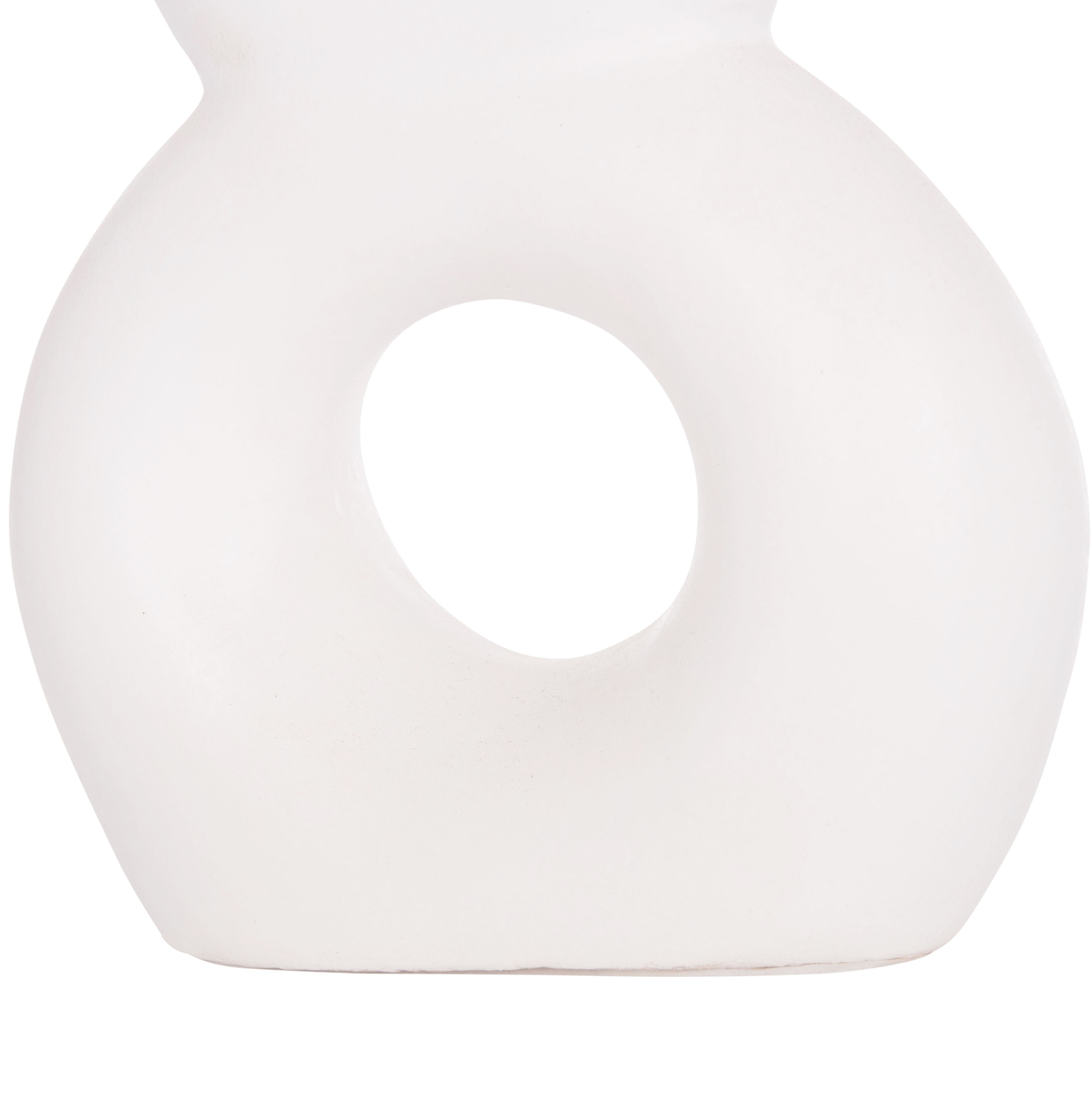 ΕΠΙΤΡΑΠΕΖΙΟ ΔΙΑΚΟΣΜΗΤΙΚΟ ΒΑΖΟ FIORIN HM4666.02S ΤΕΡΑΚΟΤΑ ΣΕ ΛΕΥΚΟ--21x7.5x31Υεκ.