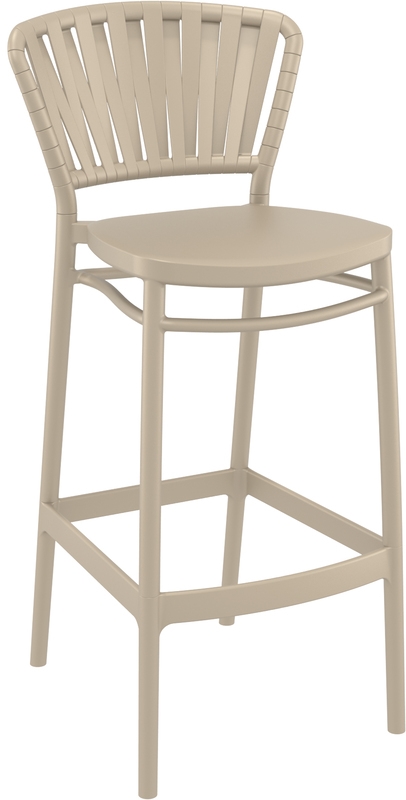 PORTOFINO 75εκ. ΣΚΑΜΠΟ TAUPE ΠΟΛ/ΝΙΟΥ 48X52X106εκ.