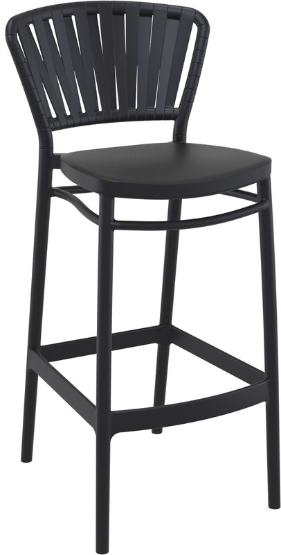 PORTOFINO 75εκ. ΣΚΑΜΠΟ BLACK ΠΟΛ/ΝΙΟΥ 48X52X106εκ.