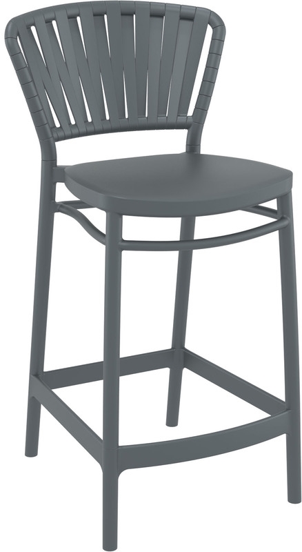 PORTOFINO 65εκ. ΣΚΑΜΠΟ DARK GREY ΠΟΛ/ΝΙΟΥ 48X52X96εκ.