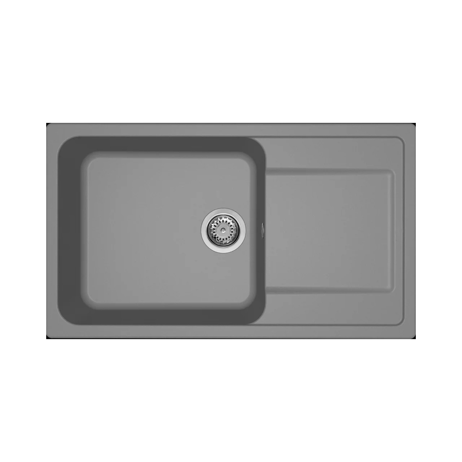 Νεροχύτης κουζίνας LIFE 410 Titanium 73 ELLECI 86x50cm