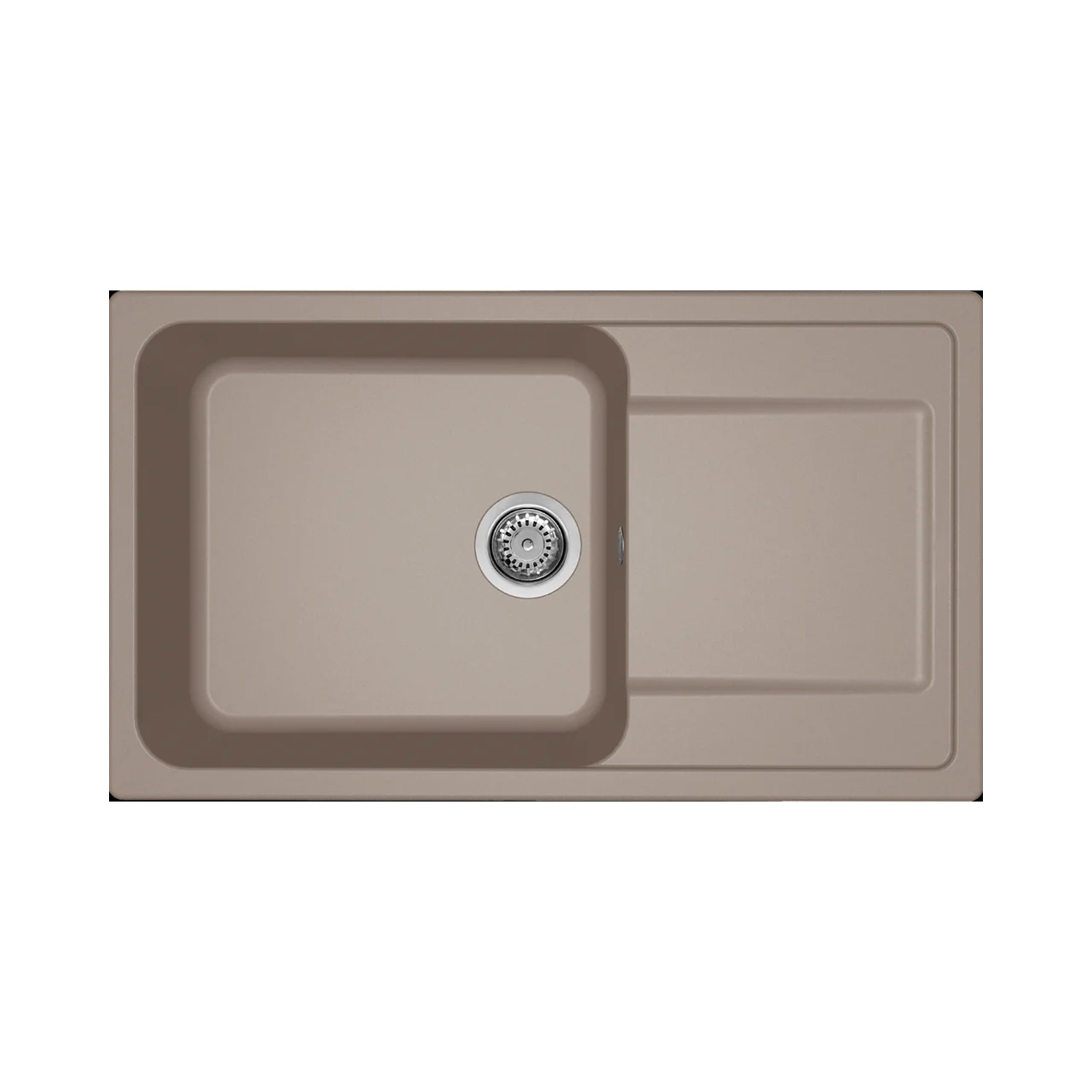 Νεροχύτης κουζίνας LIFE 410 Tortora 43 ELLECI 86x50cm