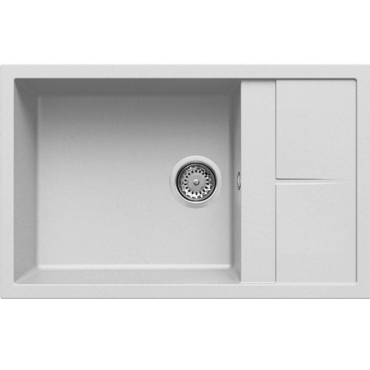 Νεροχύτης κουζίνας UNICO 310 Bianco 68 ELLECI 78x50cm