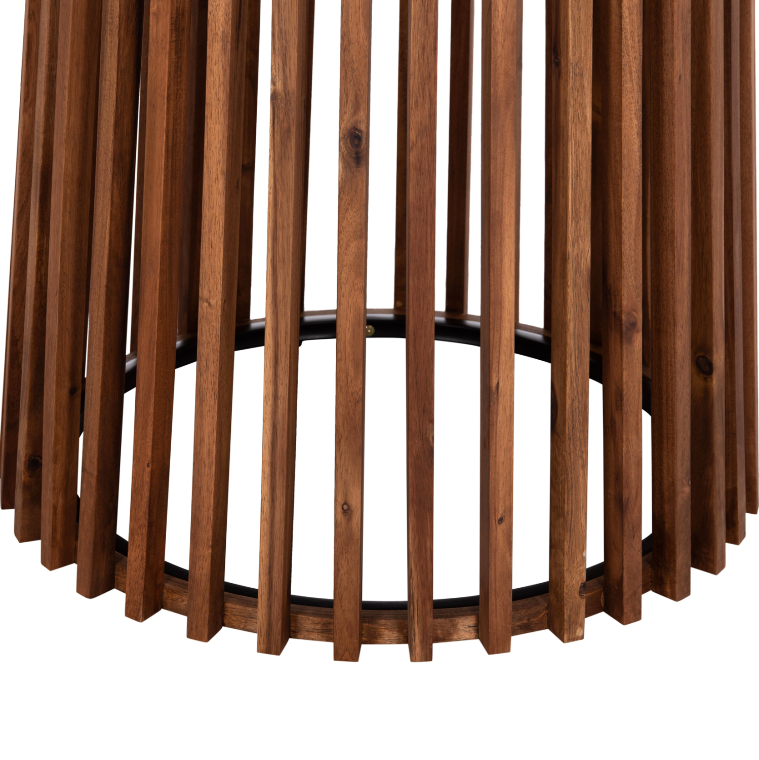 ΤΡΑΠΕΖΙ ΣΤΡΟΓΓΥΛΟ ΕΞ.ΧΩΡΟΥ CRISTOBAL HM6235 ΞΥΛΟ ΑΚΑΚΙΑΣ-CEMENT TOP Φ120x77Υεκ