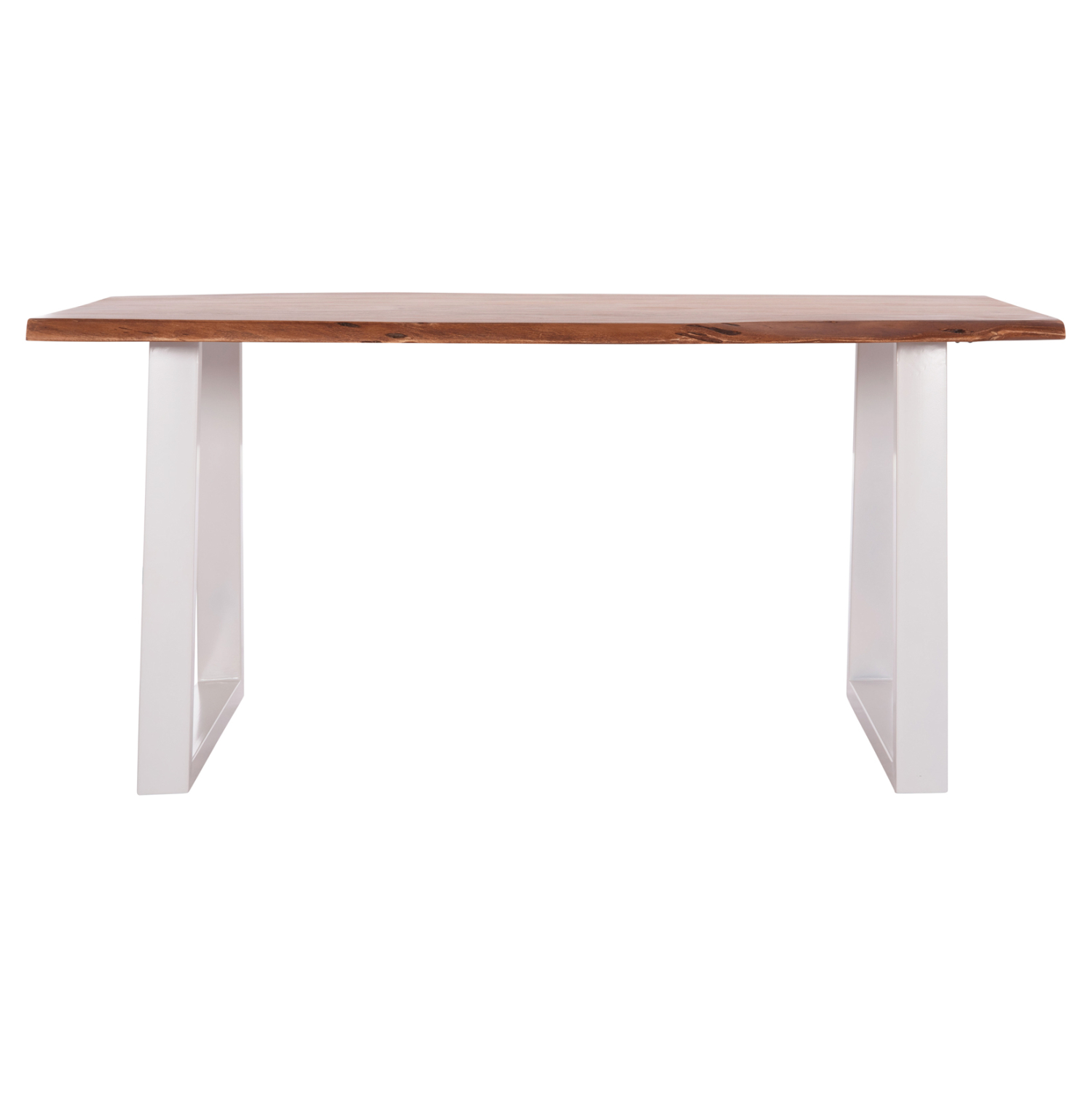 ΤΡΑΠΕΖΙ ΤΡΑΠΕΖΑΡΙΑΣ MONTANA HM8336.12 ΞΥΛΟ ΑΚΑΚΙΑΣ 4εκ.ΠΑΧΟΣ-ΛΕΥΚΑ ΠΟΔΙΑ 160X90X77Υεκ.