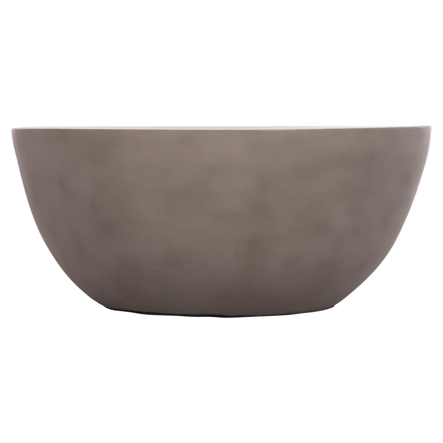 ΤΡΑΠΕΖΙ ΣΑΛΟΝΙΟΥ ΣΤΡΟΓΓΥΛΟ ALLAN HM18162.03 FIBER CEMENT ΣΕ ΓΚΡΙ--Φ92x49Υεκ.