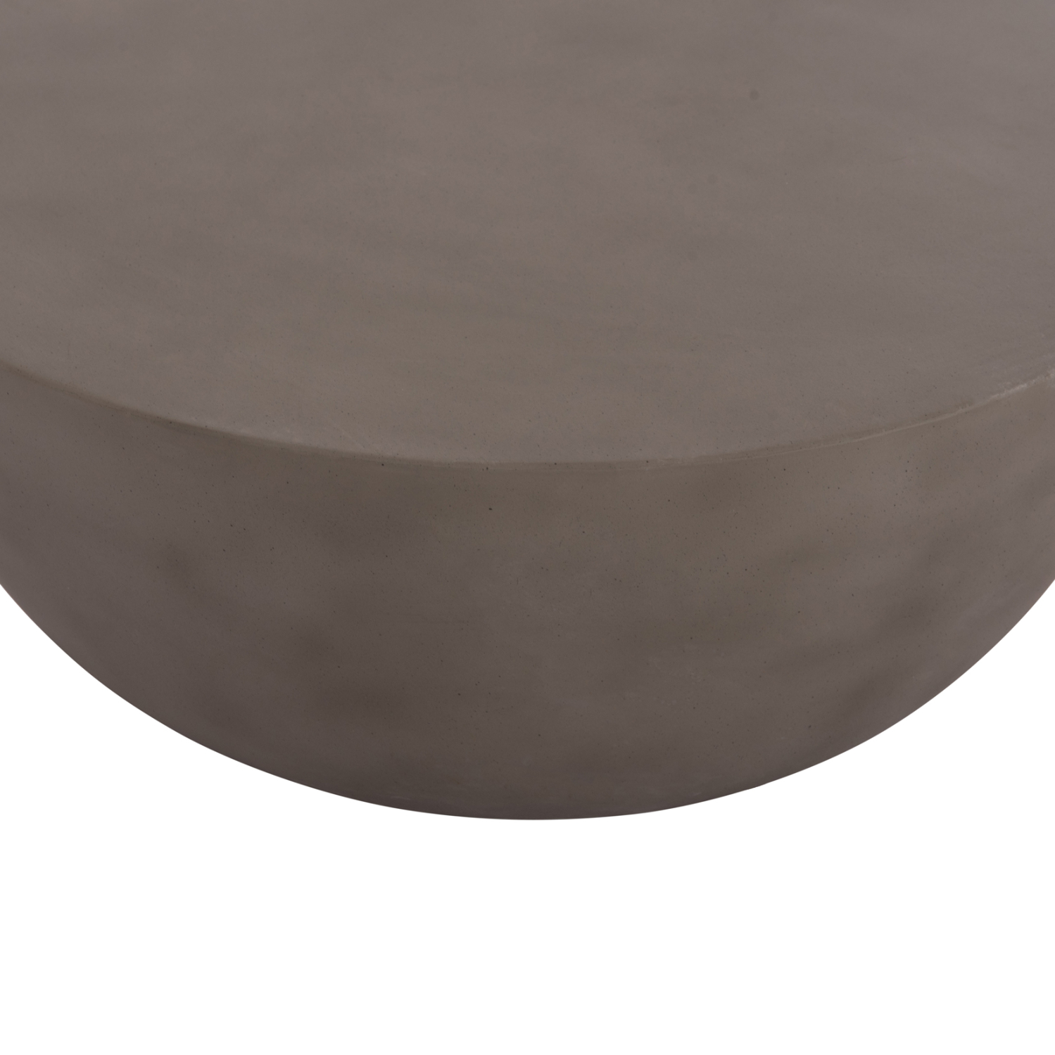 ΤΡΑΠΕΖΙ ΣΑΛΟΝΙΟΥ ΣΤΡΟΓΓΥΛΟ ALLAN HM18162.03 FIBER CEMENT ΣΕ ΓΚΡΙ--Φ92x49Υεκ.