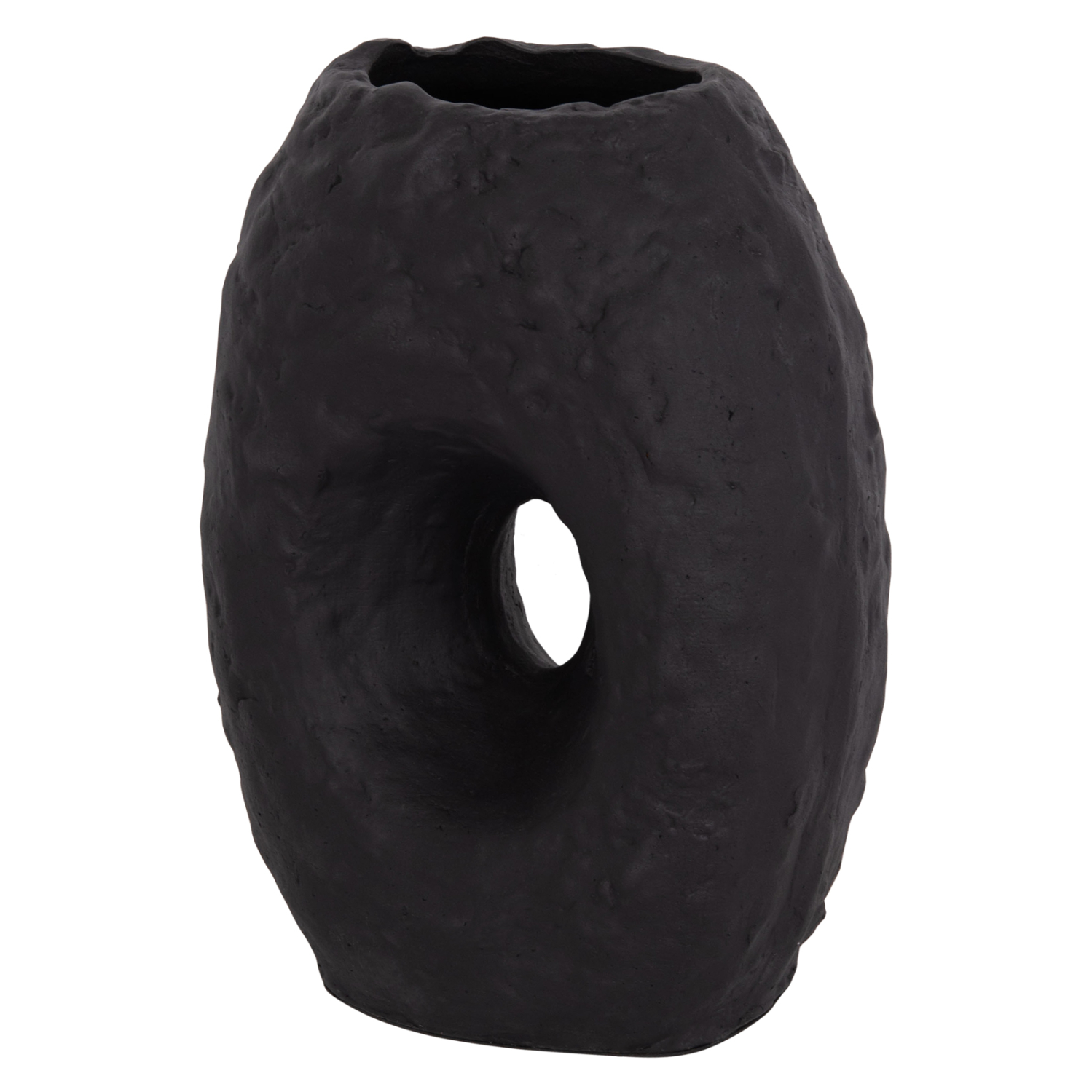 ΕΠΙΤΡΑΠΕΖΙΟ ΔΙΑΚΟΣΜΗΤΙΚΟ ΒΑΖΟ NAMENTIS HM4673.01L ΜΑΥΡΗ ΤΕΡΑΚΟΤΑ--26.5x16x36.5Υεκ