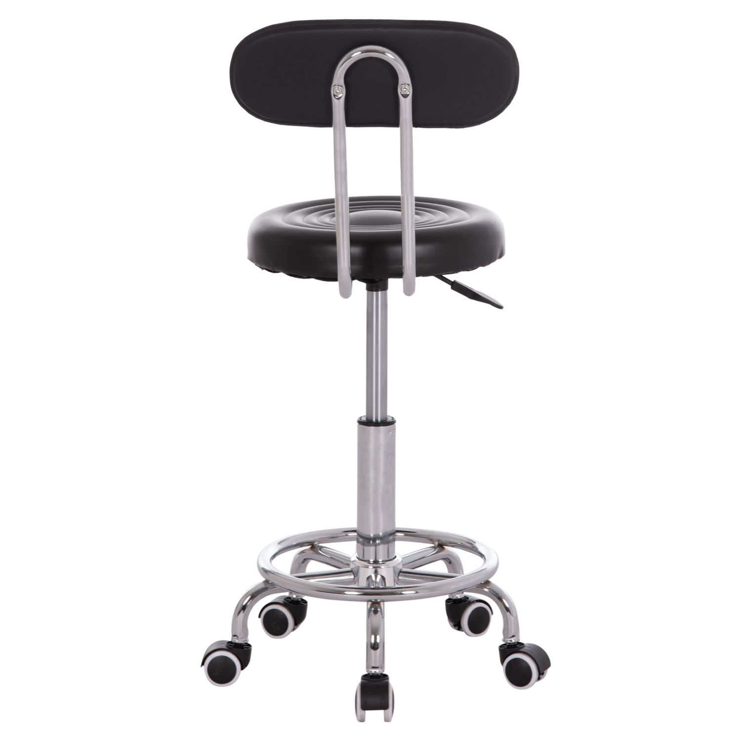 ΣΚΑΜΠΟ ΠΕΡΙΣΤΡΕΦΟΜΕΝΟ ΣΧΕΔΙΑΣΤΗΡΙΟΥ IRIS HM211.21 PU ΜΑΥΡΟ HOMEMARKT 34x43x86,5Υεκ.