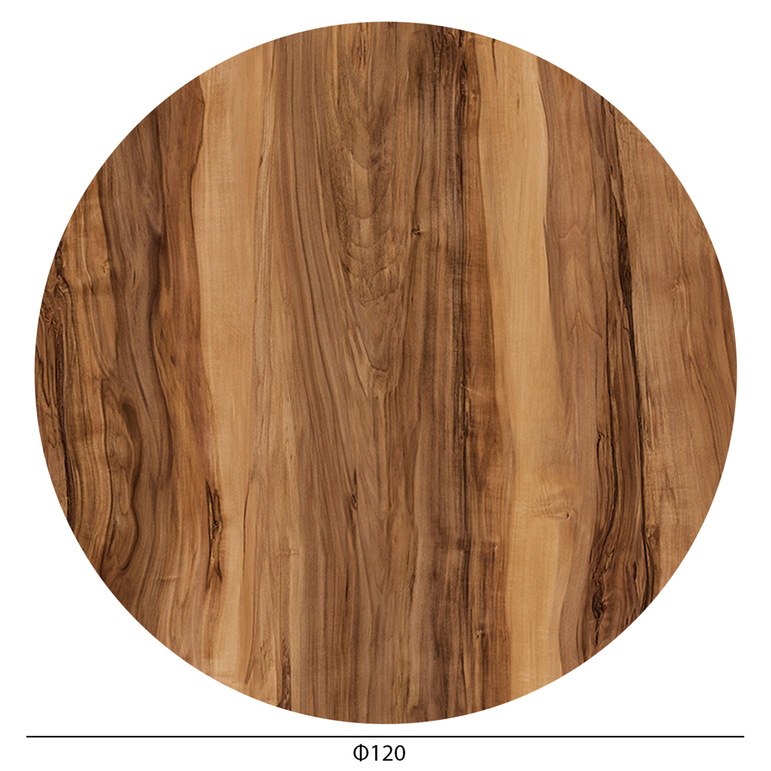 ΕΠΙΦΑΝΕΙΑ ΤΡΑΠΕΖΙΟΥ HPL ΣΤΡΟΓΓΥΛΗ HM6351.30 INDIAN SHEΕSHAM Φ120εκ.