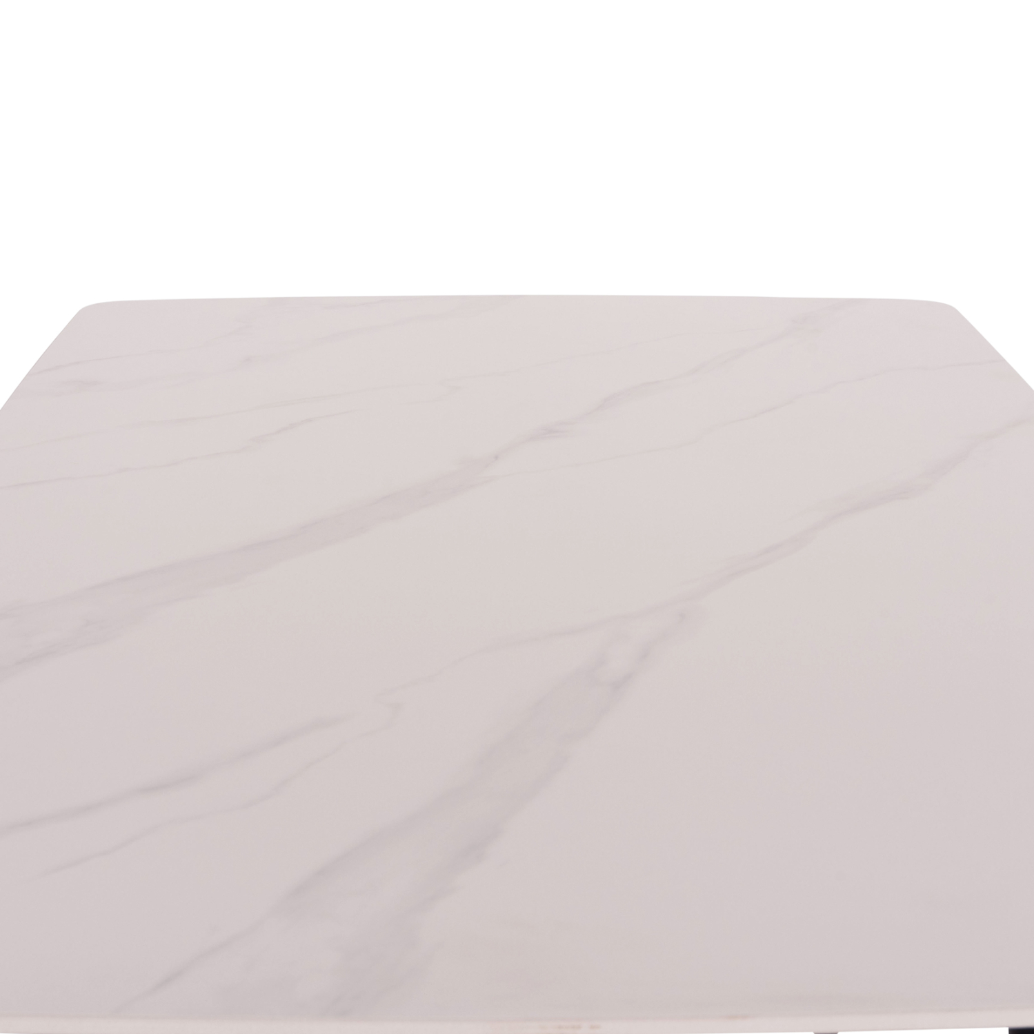 ΤΡΑΠΕΖΙ RAVEN HM18149.01 ΚΕΡΑΜΙΚΟ TOP ΜΕ ΟΨΗ ΛΕΥΚΟ ΜΑΡΜΑΡΟ 140x80x74Υεκ.