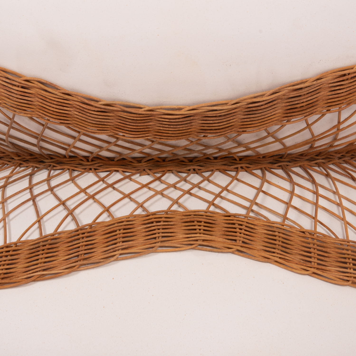 ΤΡΑΠΕΖΙ ΣΑΛΟΝΙΟΥ ANNA HM18157.02 FIBER CEMENT ΛΕΥΚΟ-ΦΥΣΙΚΟ RATTAN--Φ92x44.5Υεκ