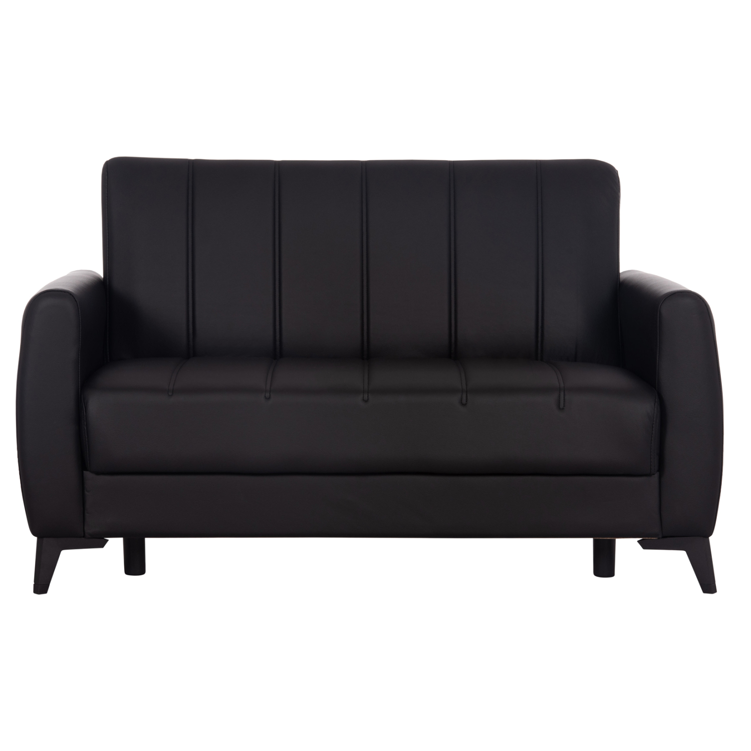 ΚΑΝΑΠΕΣ ΚΡΕΒΑΤΙ ΜΕ ΑΠΟΘ.ΧΩΡΟ ΔΙΘΕΣΙΟΣ NIKKO HM3293.11 ΜΑΥΡΟ PU 144x75x84Υεκ.