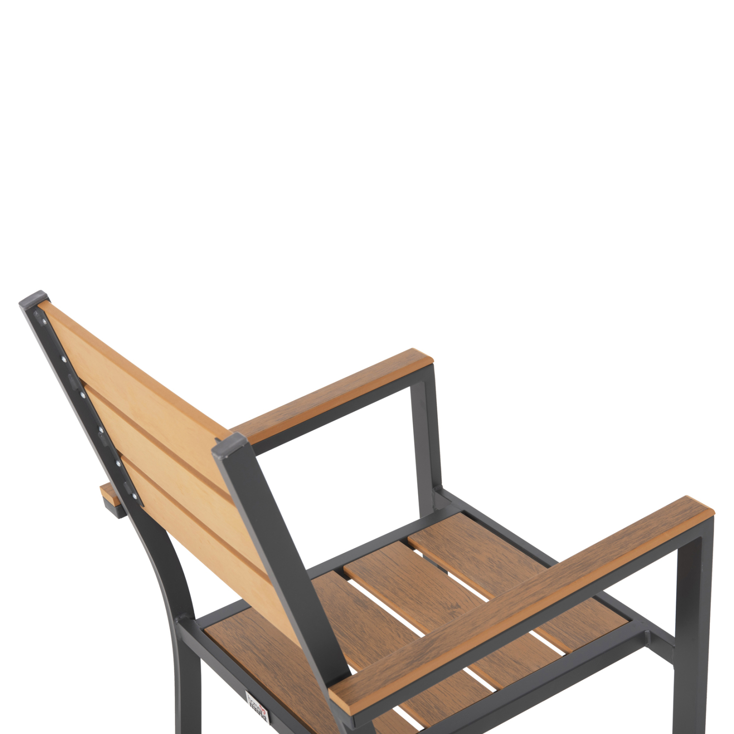 ΣΕΤ ΤΡΑΠΕΖΑΡΙΑΣ TABER HM21198 ΤΡΑΠΕΖΙ & 6 ΠΟΛΥΘΡΟΝΕΣ-ΑΛΟΥΜΙΝΙΟ & POLYWOOD-ΑΝΘΡΑΚΙ