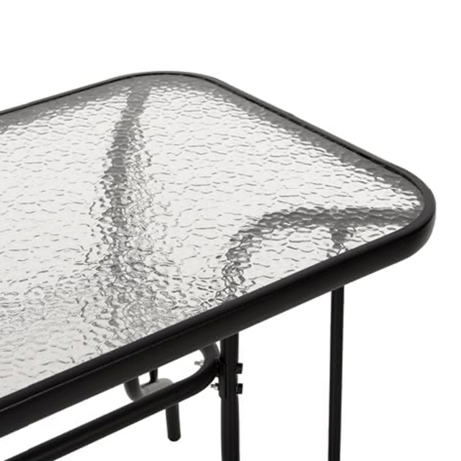 ΣΕΤ ΤΡΑΠΕΖΑΡΙΑΣ 5ΤΜΧ HM5193.13 ΜΕΤΑΛΛΙΚO ΜΕ 4 ΚΑΡΕΚΛΕΣ & ΤΡΑΠΕΖΙ 110x60 ΜΑΥΡΟ