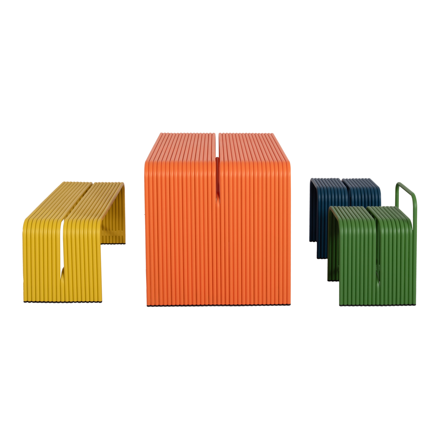 ΤΡΑΠΕΖΙ ΤΡΑΠΕΖΑΡΙΑΣ ΣΕΙΡΑ INTREPID HM6330.09 ΑΛΟΥΜΙΝΙΟ ΠΟΡΤΟΚΑΛΙ 121x70x70Υεκ.