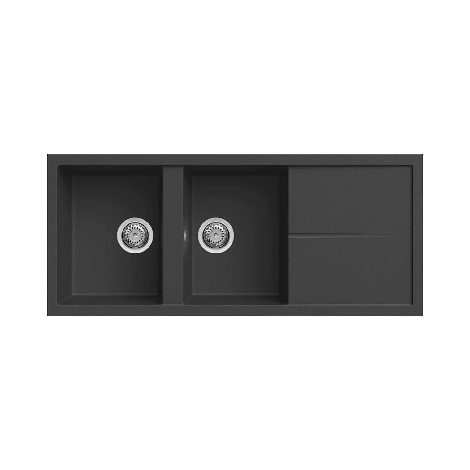 Νεροχύτης κουζίνας UNICO 500 Nero 40 ELLECI 116x50cm