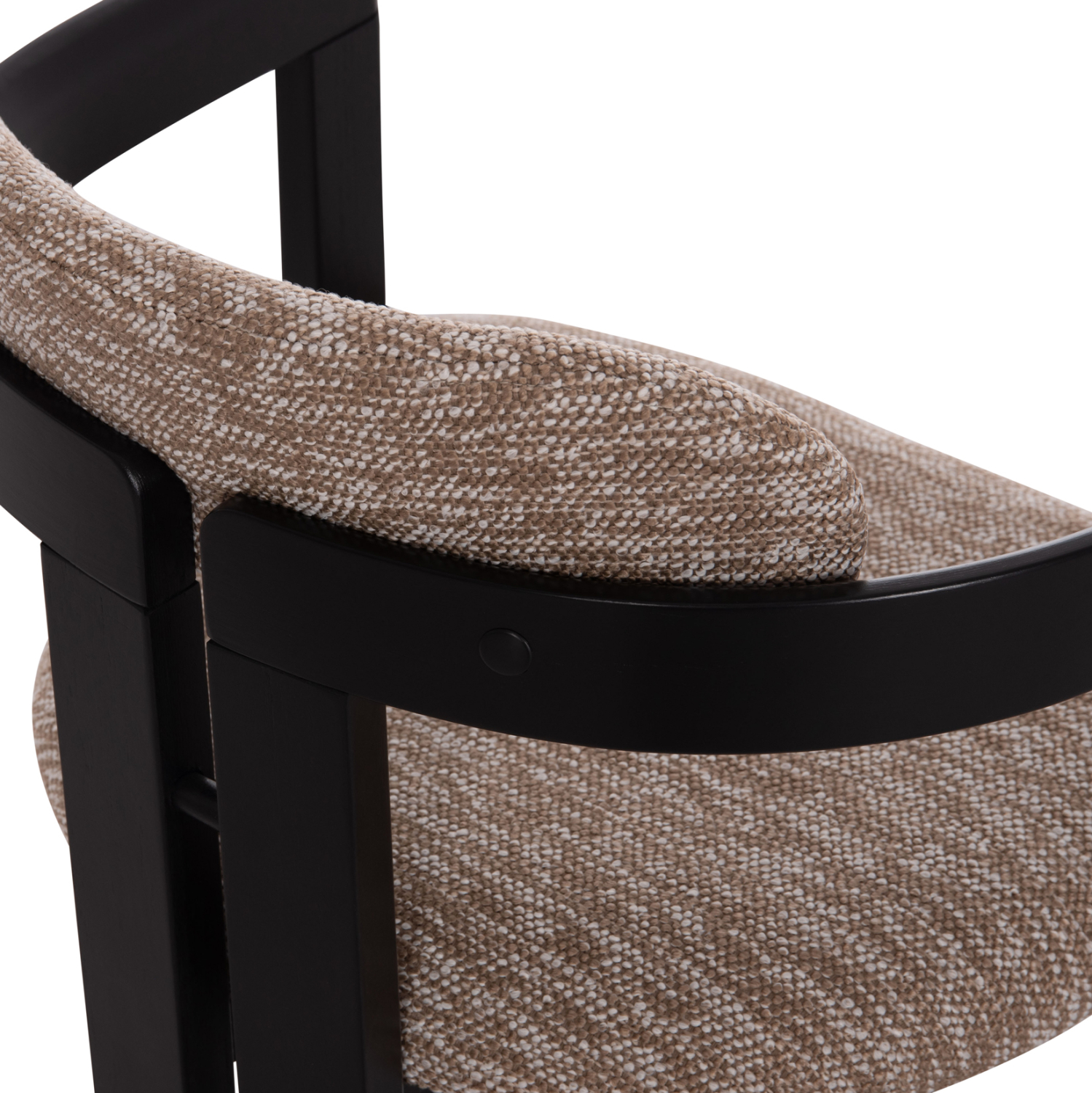 ΠΟΛΥΘΡΟΝΑ ΤΡΑΠΕΖΑΡΙΑΣ KALL HM18247.02 ΚΑΦΕ ΥΦΑΣΜΑ--PLYWOOD ΣΕ ΜΑΥΡΟ 56x45x73Υεκ