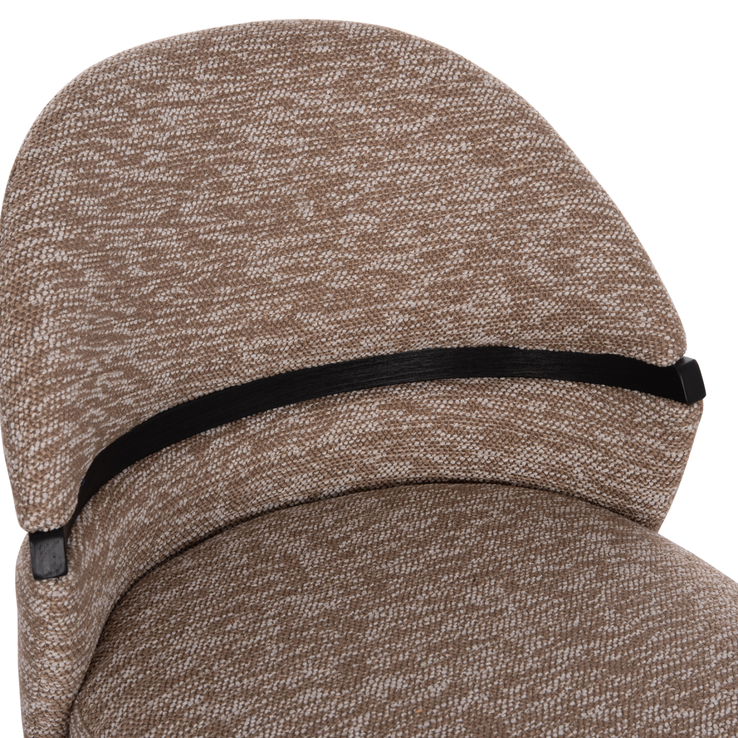 ΚΑΡΕΚΛΑ ΤΡΑΠΕΖΑΡΙΑΣ DEKKER HM18249.03 PLYWOOD ΜΑΥΡΟ--ΥΦΑΣΜΑ ΚΑΦΕ 50x60x80Υεκ.