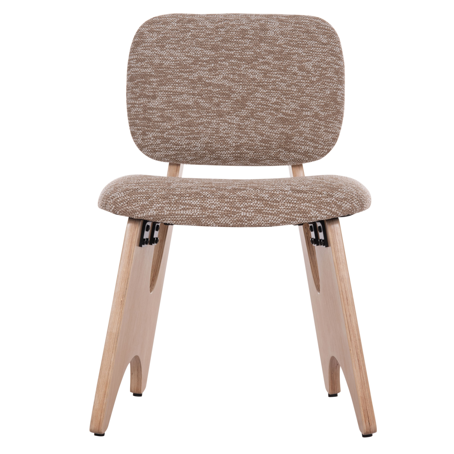 ΚΑΡΕΚΛΑ ΤΡΑΠΕΖΑΡΙΑΣ BELLISI HM18248.01 ΚΑΦΕ ΥΦΑΣΜΑ-PLYWOOD ΧΡΩΜΑ ΔΡΥΟΣ 53x56x78Υεκ.