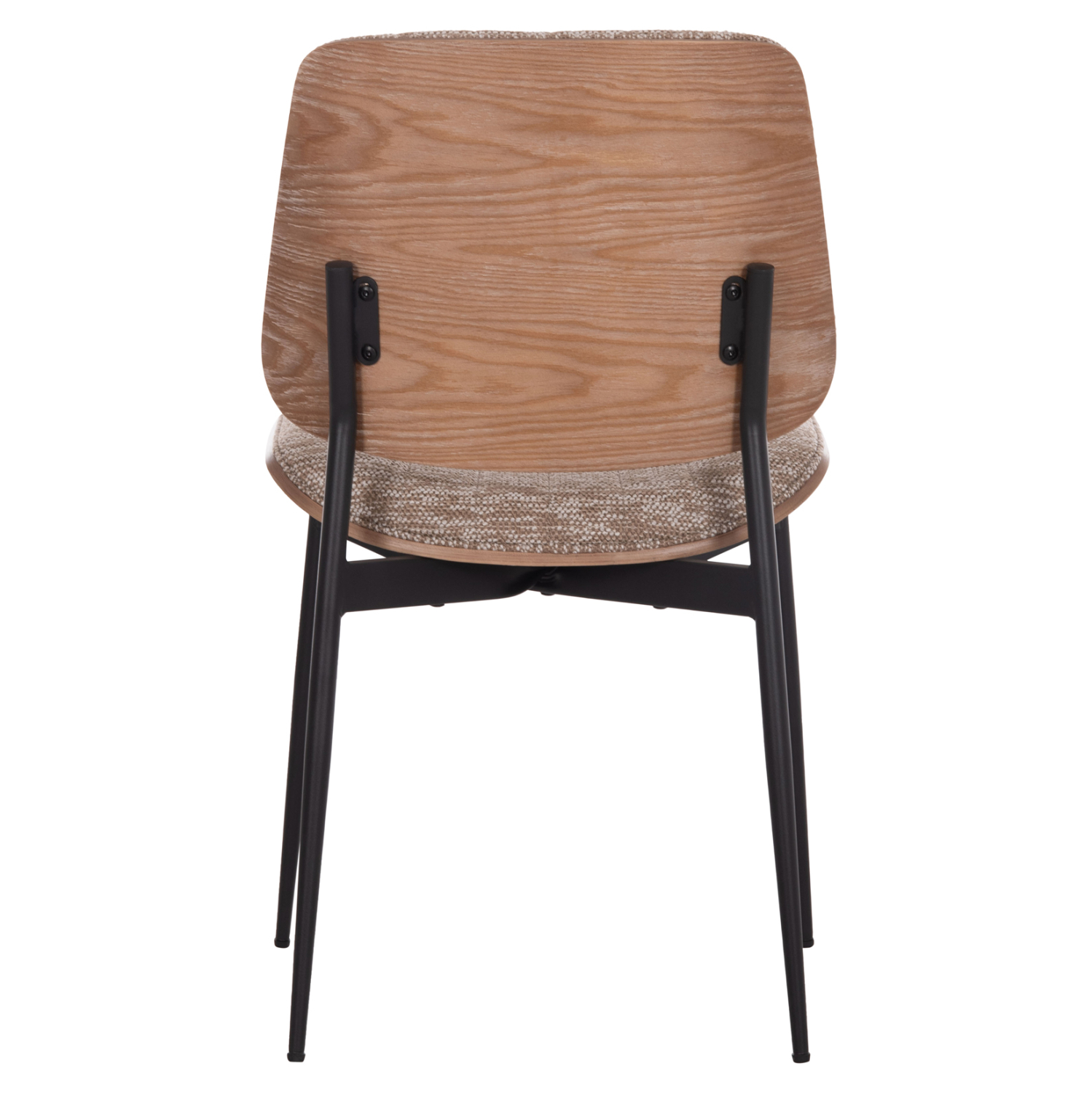 ΚΑΡΕΚΛΑ ΤΡΑΠΕΖΑΡΙΑΣ CONTI HM9983.02 ΜΑΥΡΟ ΜΕΤΑΛΛΟ--ΚΑΦΕ ΥΦΑΣΜΑ 49x56x82Υεκ.