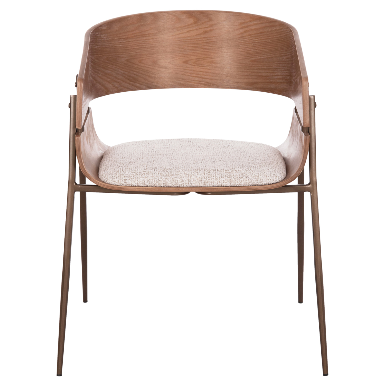 ΠΟΛΥΘΡΟΝΑ KRILL HM18254.01 PLYWOOD ΣΕ WHITEWASH--ΜΕΤΑΛΛΟ ΣΕ ΧΑΛΚΙΝΟ 55,5x55x72Υεκ.