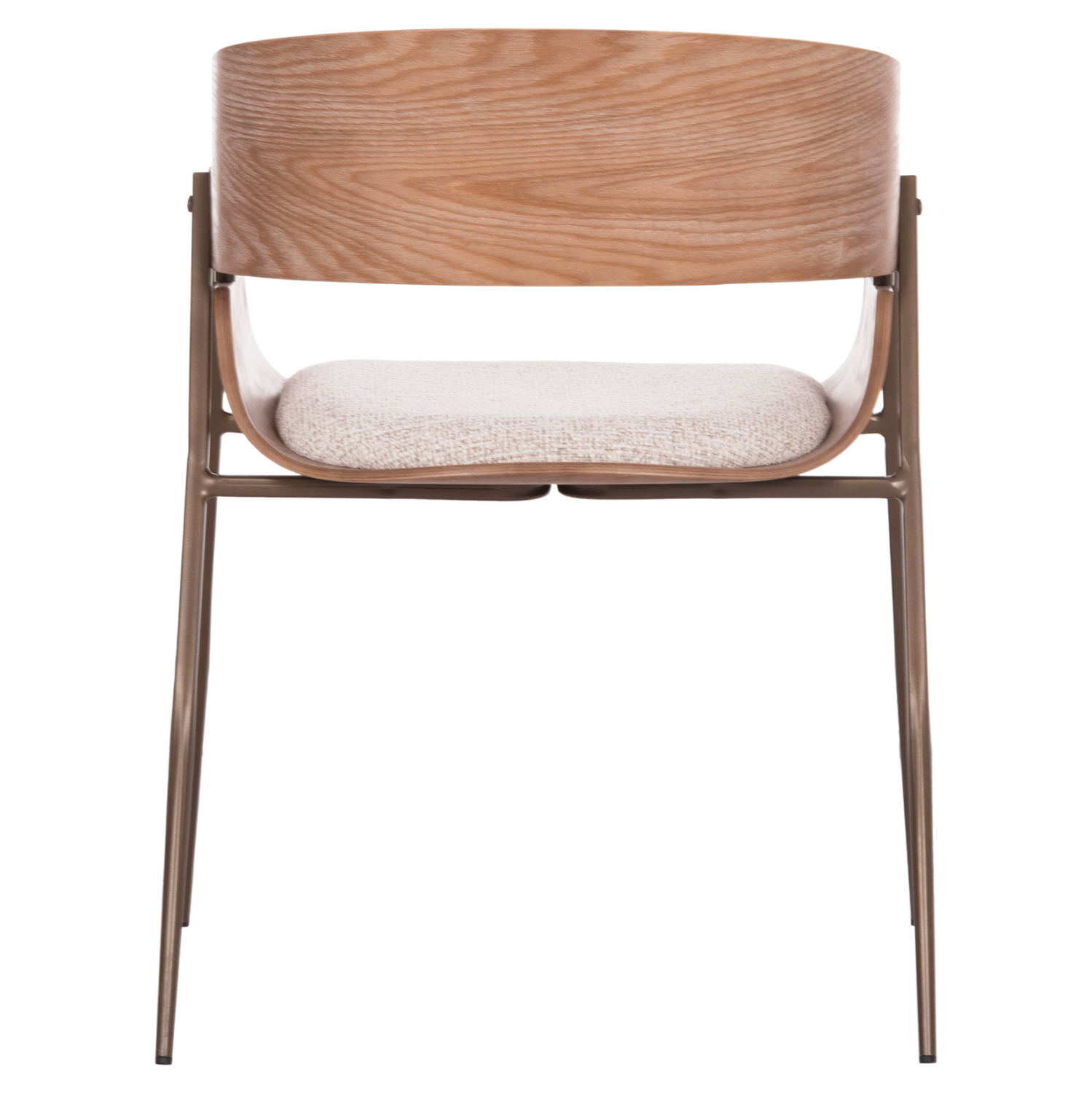 ΠΟΛΥΘΡΟΝΑ KRILL HM18254.01 PLYWOOD ΣΕ WHITEWASH--ΜΕΤΑΛΛΟ ΣΕ ΧΑΛΚΙΝΟ 55,5x55x72Υεκ.