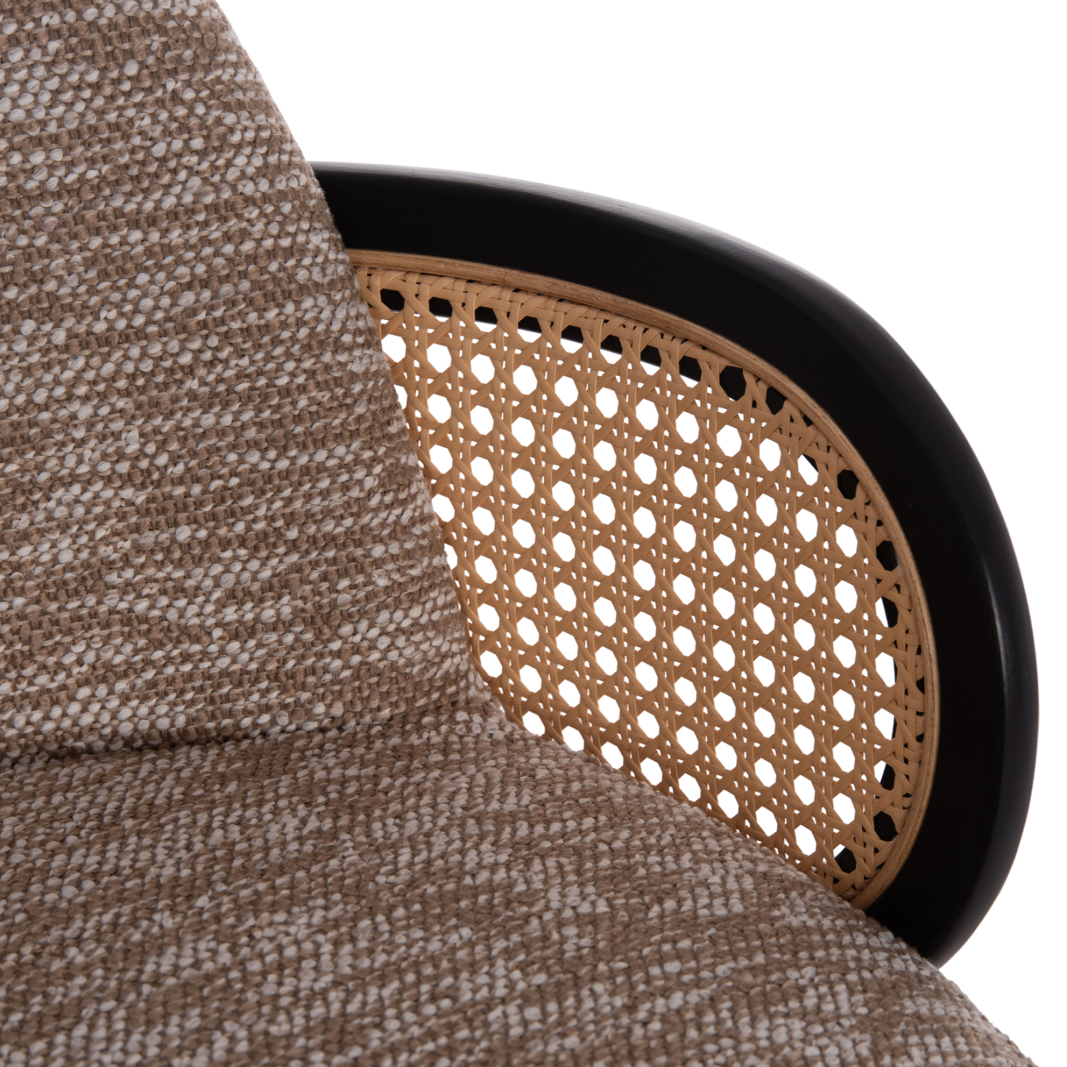 ΣΚΑΜΠΟ ΜΠΑΡ ΠΕΡΙΣΤΡΕΦΟΜΕΝΟ BECKER HM18251.03 PLYWOOD ΜΑΥΡΟ--ΚΑΦΕ ΥΦΑΣΜΑ 50x52x100Υ