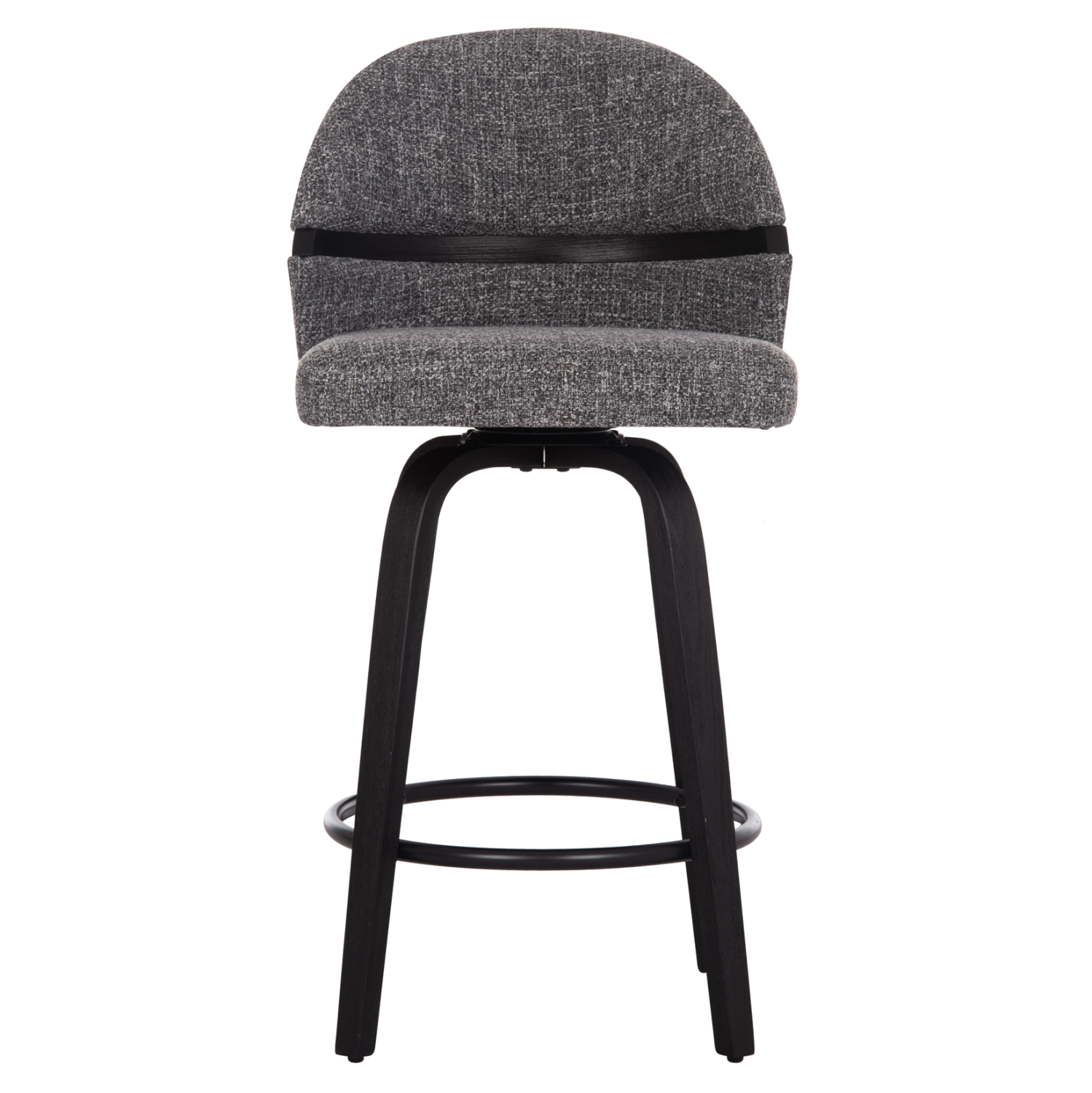 ΣΚΑΜΠΟ ΜΠΑΡ ΠΕΡΙΣΤΡΕΦΟΜΕΝΟ DEKKER HM18250.03 PLYWOOD ΜΑΥΡΟ--ΥΦΑΣΜΑ ΓΚΡΙ 48x54x96Υεκ.