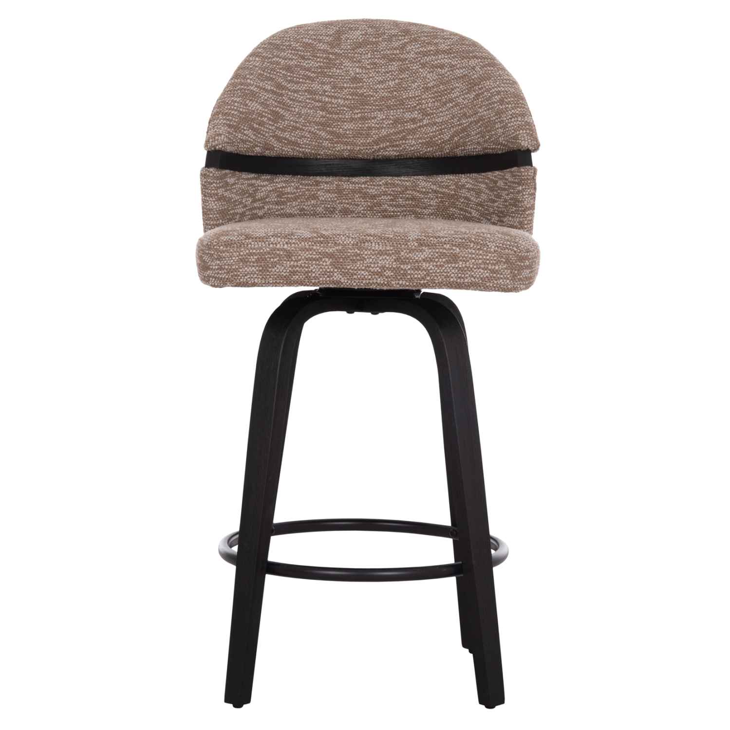 ΣΚΑΜΠΟ ΜΠΑΡ ΠΕΡΙΣΤΡΕΦΟΜΕΝΟ DEKKER HM18250.02 PLYWOOD ΜΑΥΡΟ--ΥΦΑΣΜΑ ΚΑΦΕ 48x54x96Υεκ.