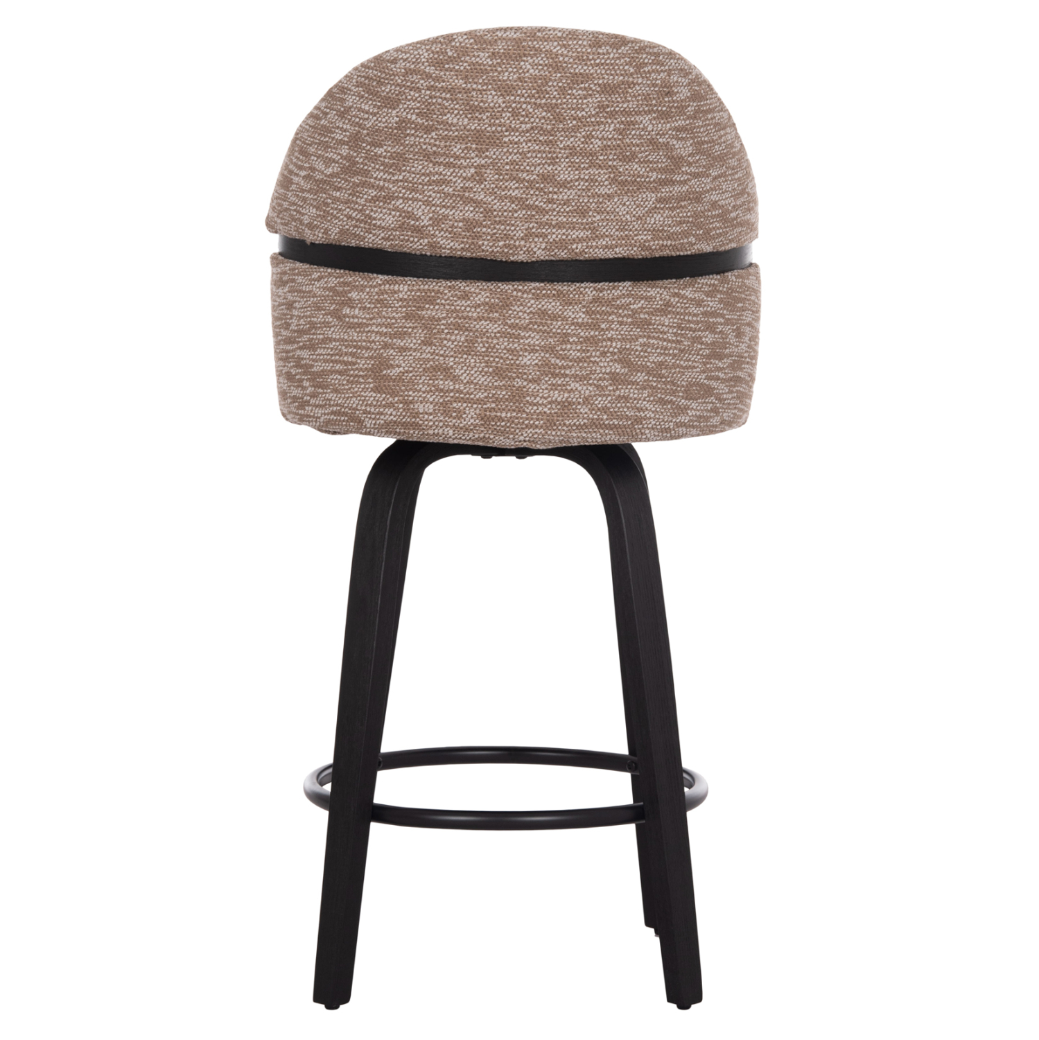 ΣΚΑΜΠΟ ΜΠΑΡ ΠΕΡΙΣΤΡΕΦΟΜΕΝΟ DEKKER HM18250.02 PLYWOOD ΜΑΥΡΟ--ΥΦΑΣΜΑ ΚΑΦΕ 48x54x96Υεκ.