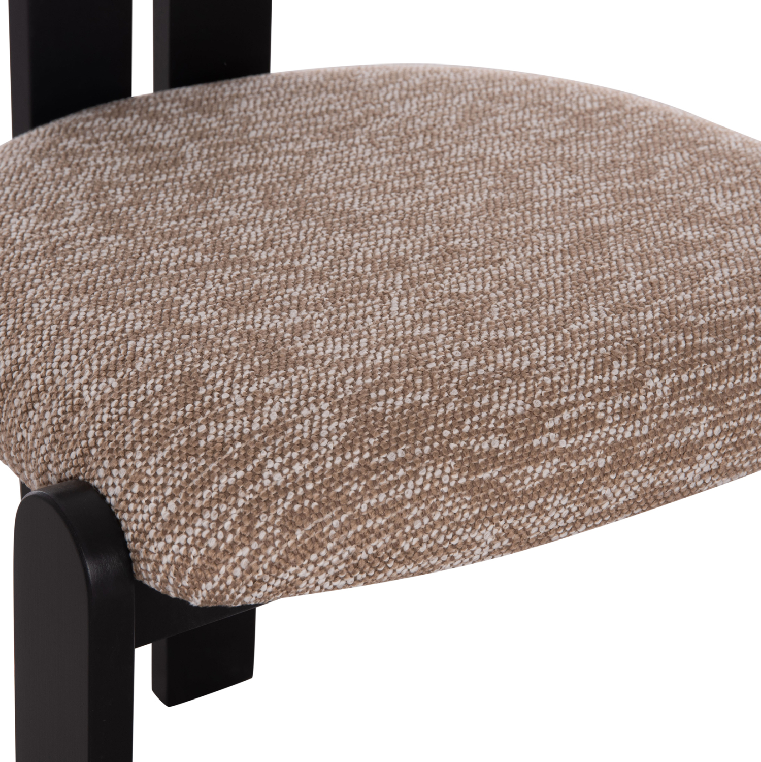 ΚΑΡΕΚΛΑ ΤΡΑΠΕΖΑΡΙΑΣ KARVO HM18252.03 ΚΑΦΕ ΥΦΑΣΜΑ--ΞΥΛΟ ΣΕ ΜΑΥΡΟ 57x50x78,5Υεκ.