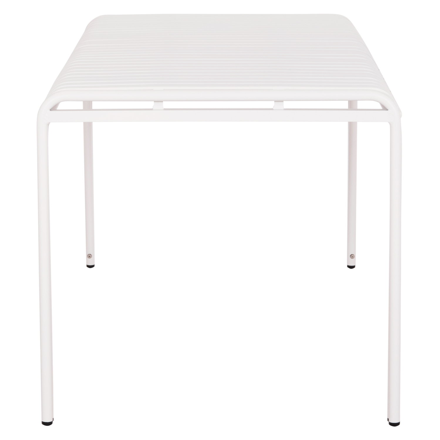 ΤΡΑΠΕΖΙ ΑΛΟΥΜΙΝΙΟΥ RACHEL HM6339.02 ΛΕΥΚΟ 150x80x75Υεκ.