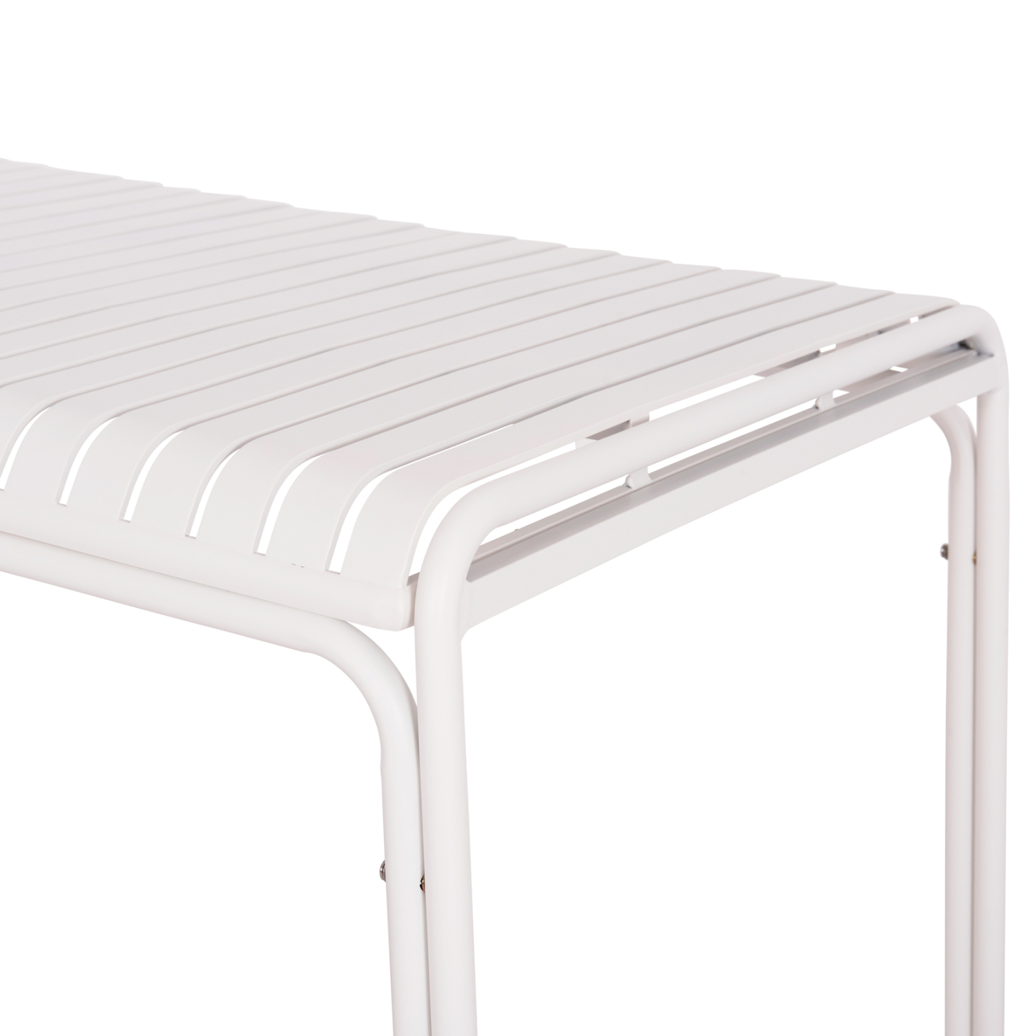 ΤΡΑΠΕΖΙ ΑΛΟΥΜΙΝΙΟΥ RACHEL HM6339.02 ΛΕΥΚΟ 150x80x75Υεκ.