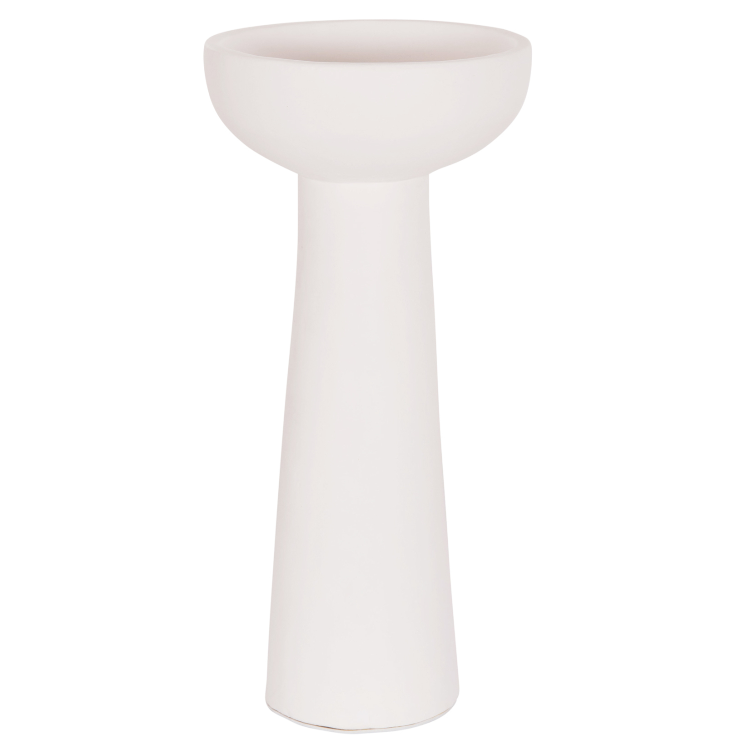 ΕΠΙΤΡΑΠΕΖΙΟ ΔΙΑΚΟΣΜΗΤΙΚΟ ΒΑΖΟ LEKKAN HM4664.02L ΤΕΡΑΚΟΤΑ ΣΕ ΛΕΥΚΟ--Φ18x38Υεκ.