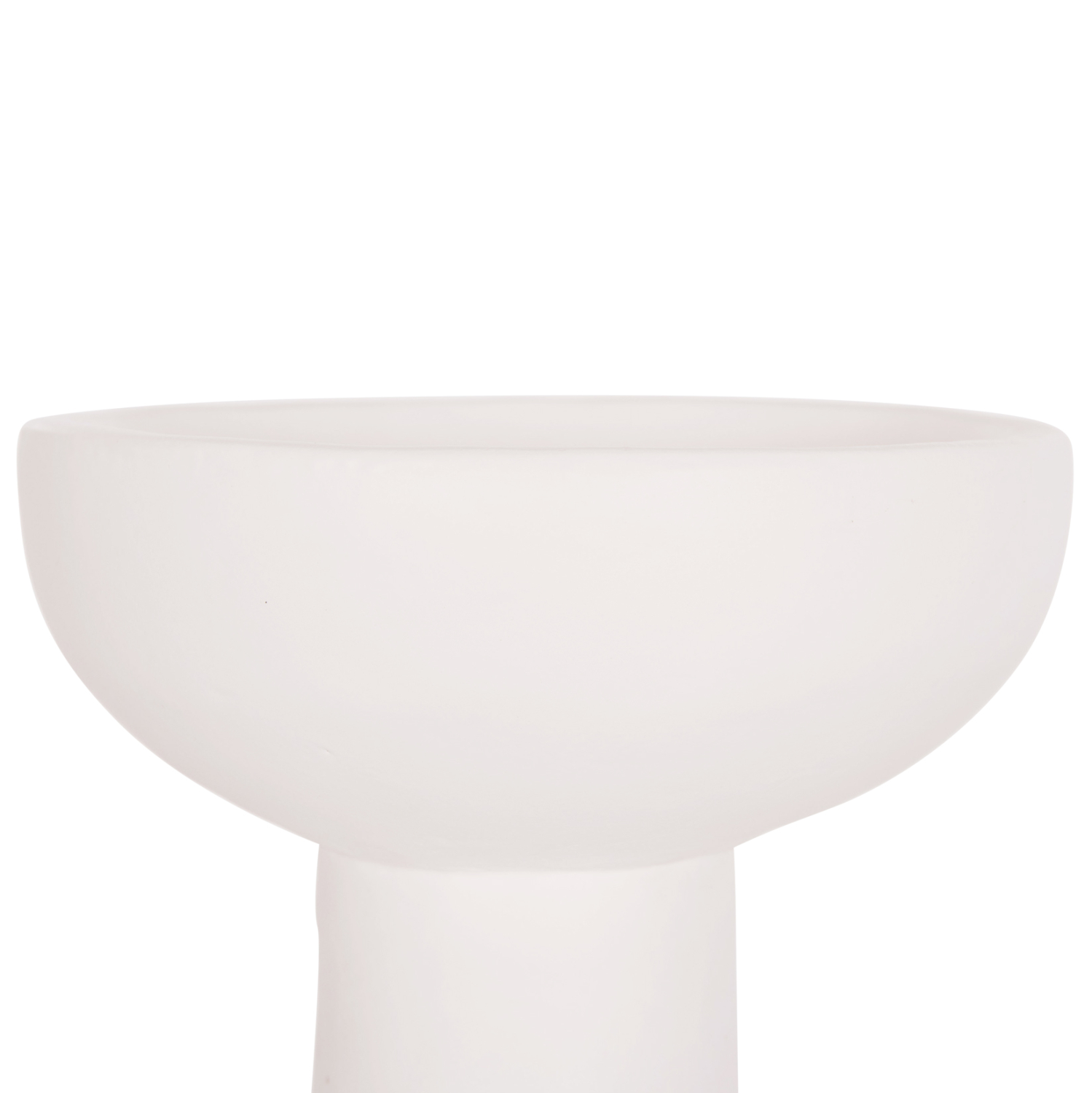 ΕΠΙΤΡΑΠΕΖΙΟ ΔΙΑΚΟΣΜΗΤΙΚΟ ΒΑΖΟ LEKKAN HM4664.02L ΤΕΡΑΚΟΤΑ ΣΕ ΛΕΥΚΟ--Φ18x38Υεκ.