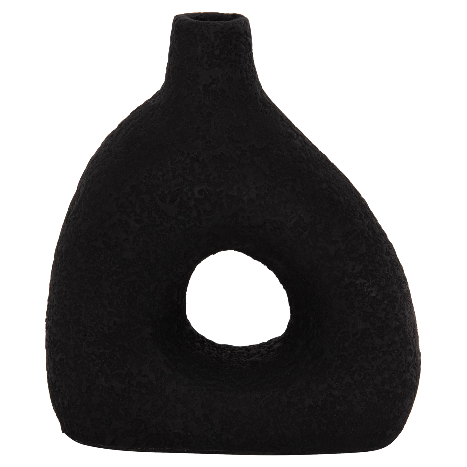 ΕΠΙΤΡΑΠΕΖΙΟ ΔΙΑΚΟΣΜΗΤΙΚΟ ΒΑΖΟ DECANT HM4667.01Μ ΤΕΡΑΚΟΤΑ ΣΕ ΜΑΥΡΟ--17x6.5x20Υεκ.