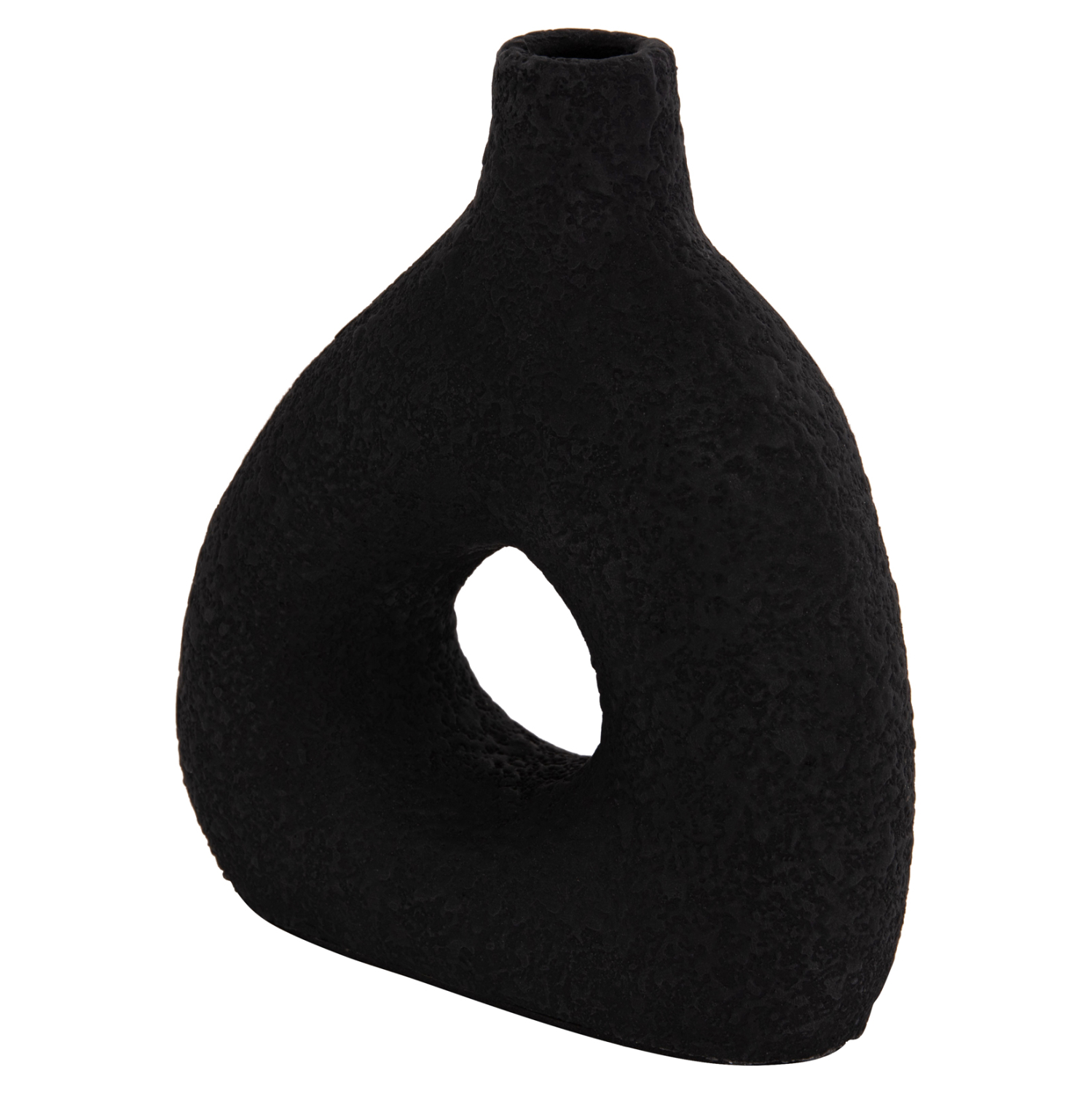 ΕΠΙΤΡΑΠΕΖΙΟ ΔΙΑΚΟΣΜΗΤΙΚΟ ΒΑΖΟ DECANT HM4667.01Μ ΤΕΡΑΚΟΤΑ ΣΕ ΜΑΥΡΟ--17x6.5x20Υεκ.