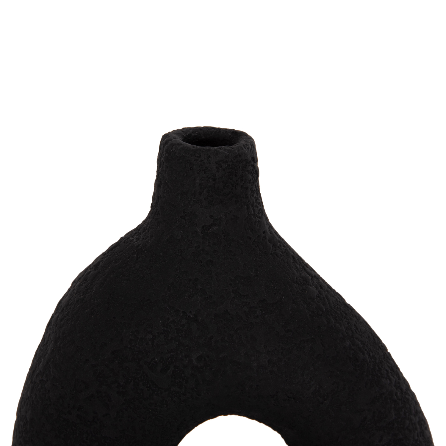 ΕΠΙΤΡΑΠΕΖΙΟ ΔΙΑΚΟΣΜΗΤΙΚΟ ΒΑΖΟ DECANT HM4667.01Μ ΤΕΡΑΚΟΤΑ ΣΕ ΜΑΥΡΟ--17x6.5x20Υεκ.